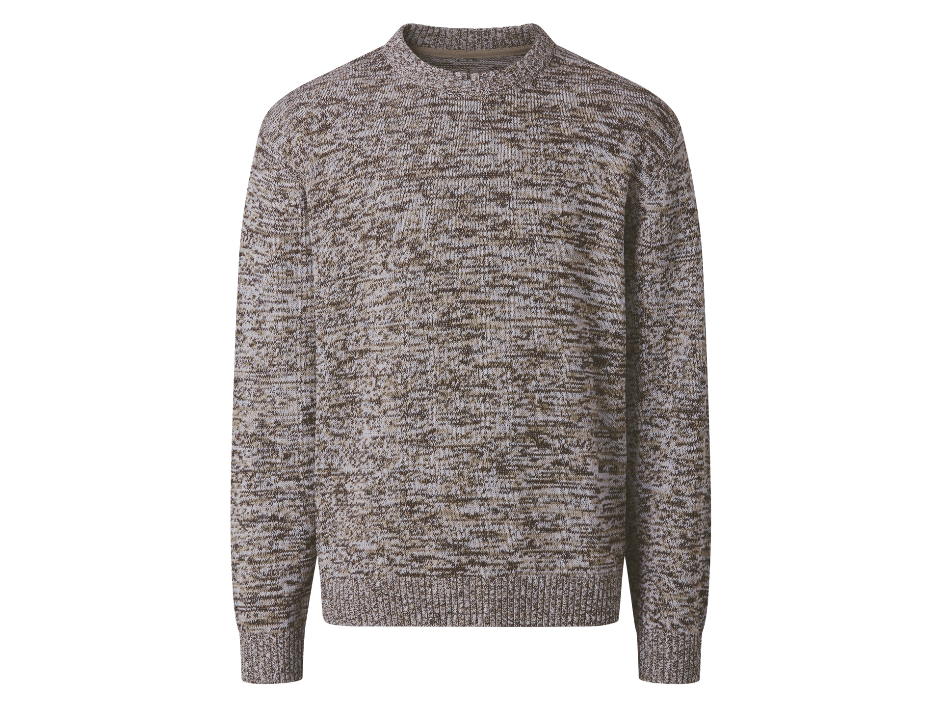 esmara Men Sweter męski dzianinowy (Beżowy, L (52/54))