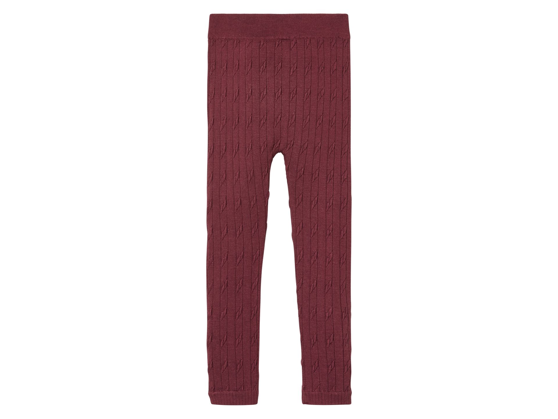 lupilu® Legginsy dziecięce z dzianiny (Czerwony, 98/104)