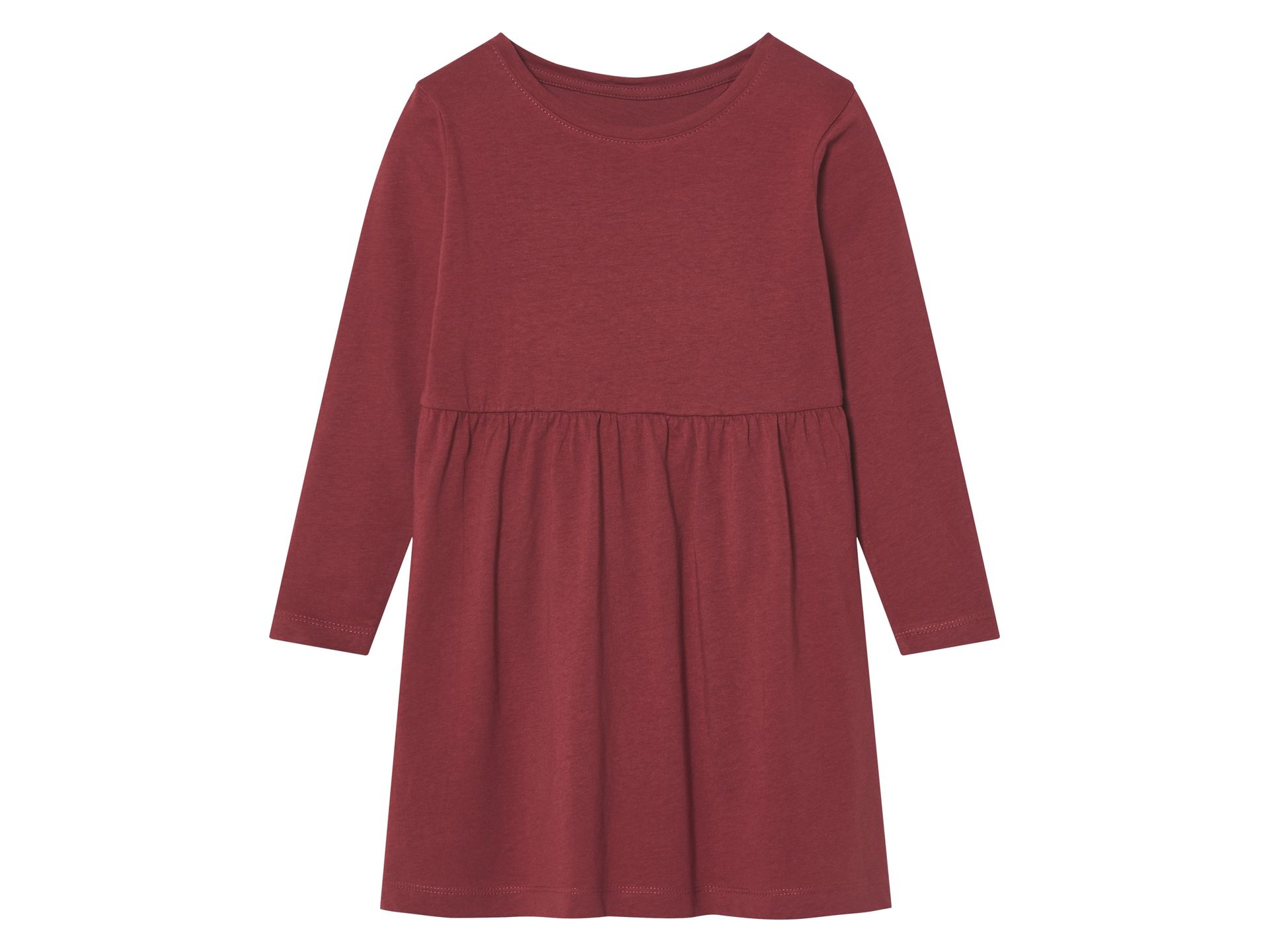 lupilu® Sukienka dziecięca z bawełną (Czerwony, 110/116)