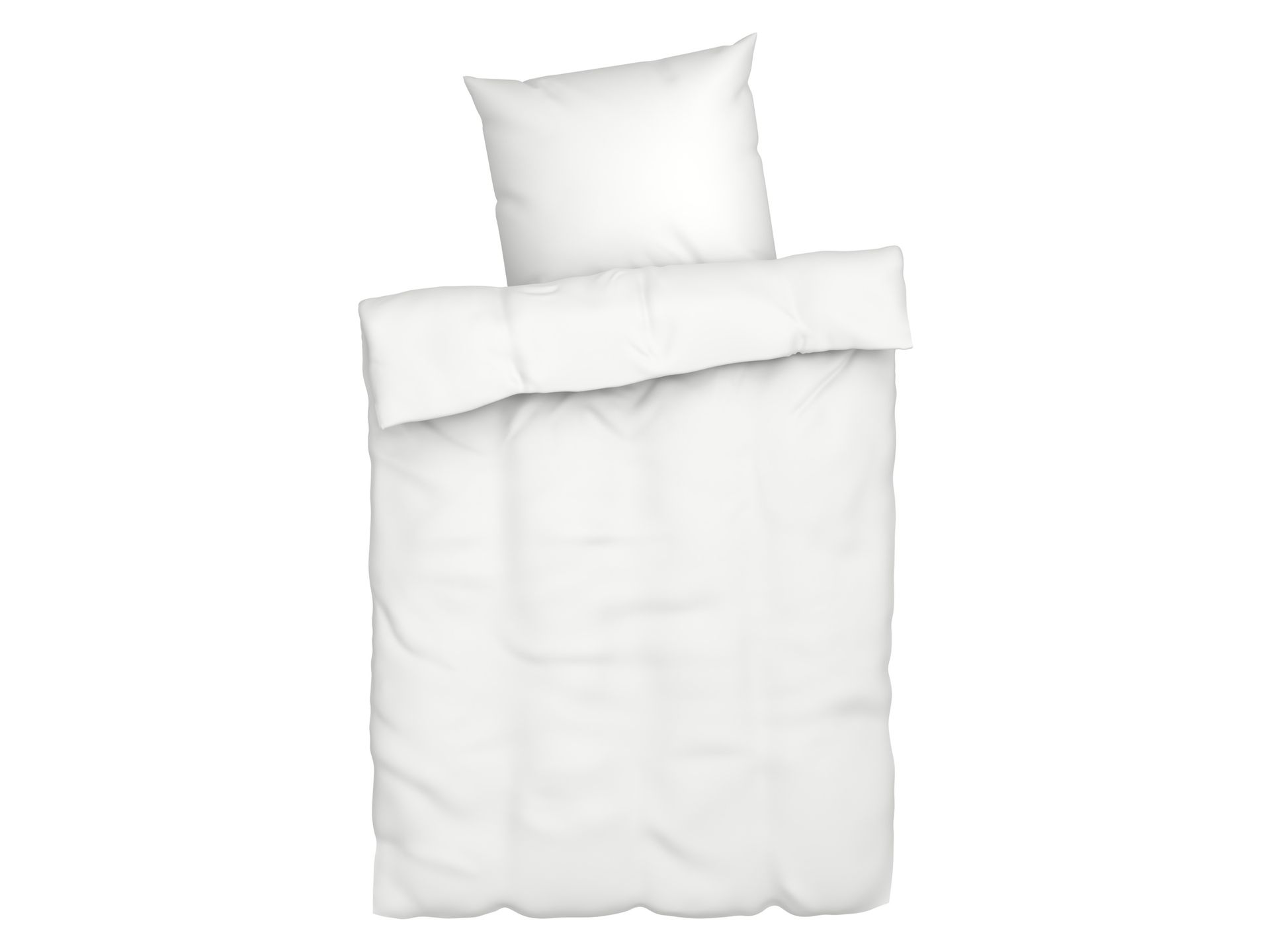 LIVARNO home Pościel z bawełny muślinowej, 140 x 200 cm (Biały)