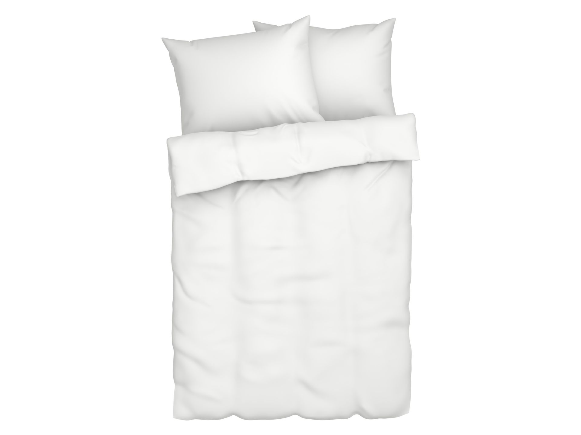 LIVARNO home Pościel z bawełny muślinowej, 160 x 200 cm (Biały)