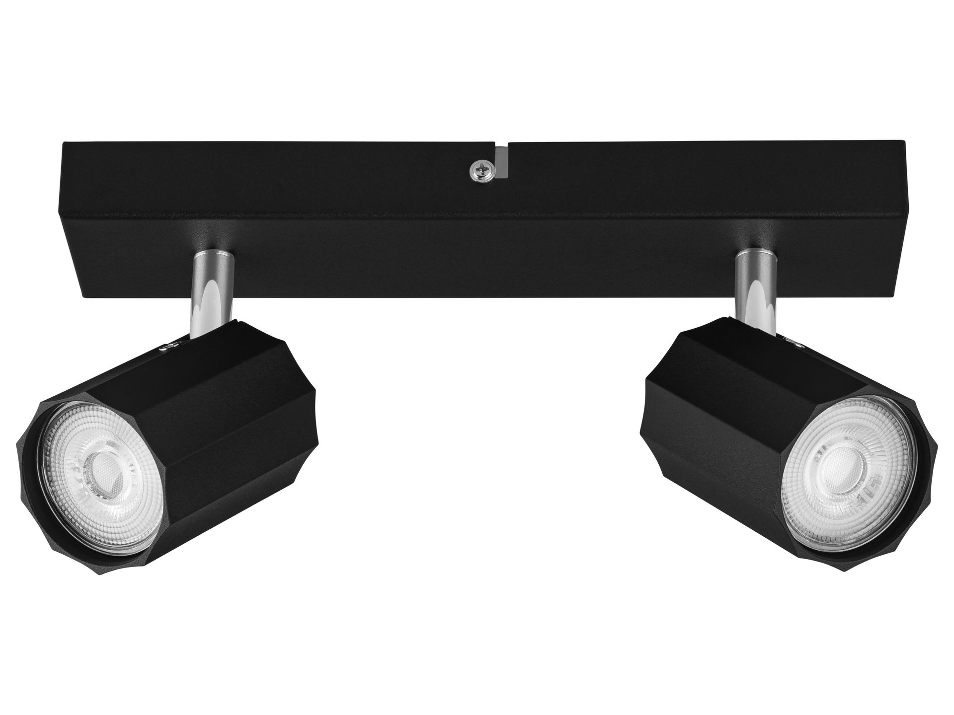 LIVARNO home Lampa ścienno-sufitowa z 2 reflektorami (Czarny)