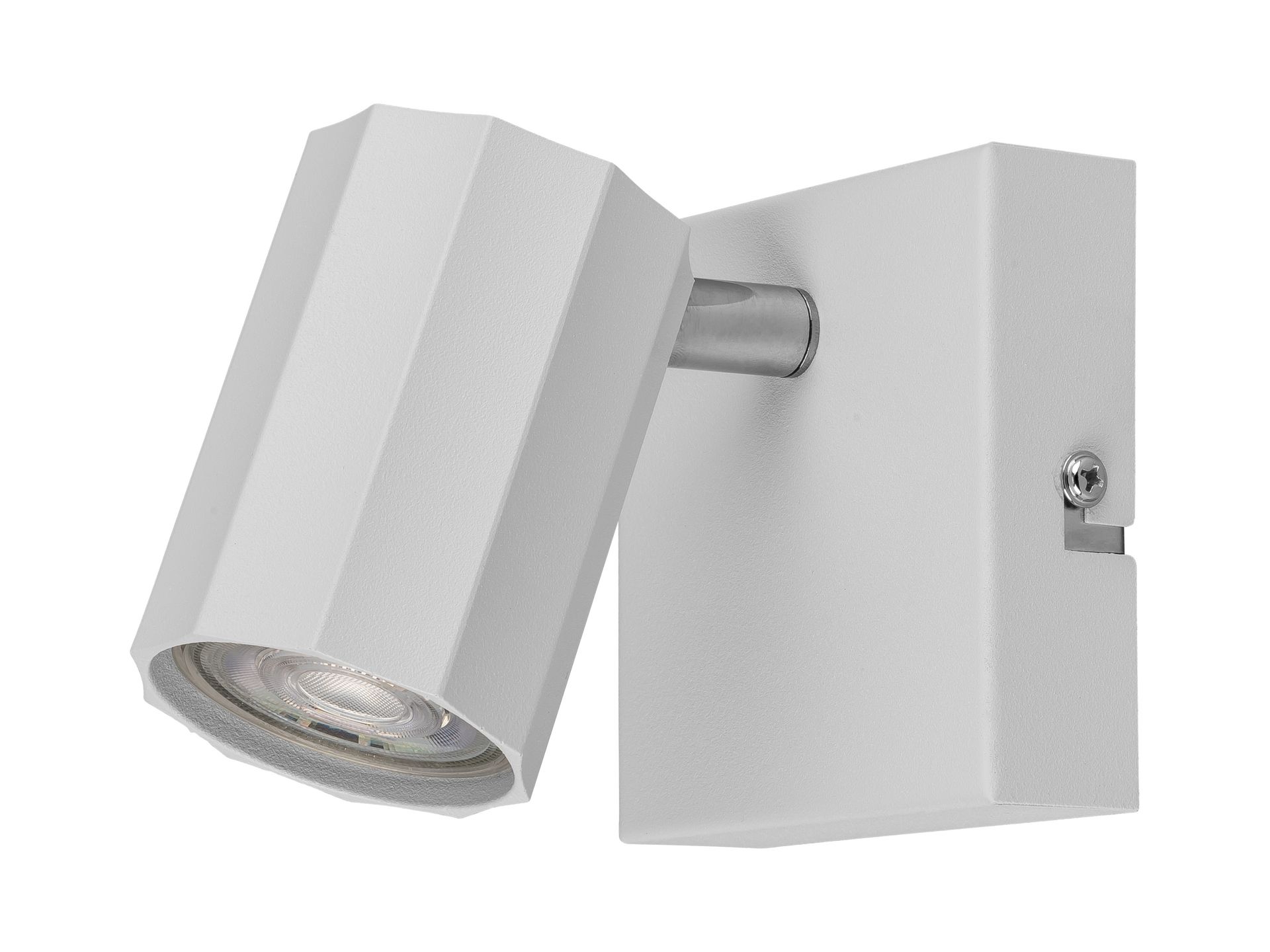 LIVARNO home Lampa ścienno-sufitowa z regulowanym reflektorem (kwadratowy, biały)