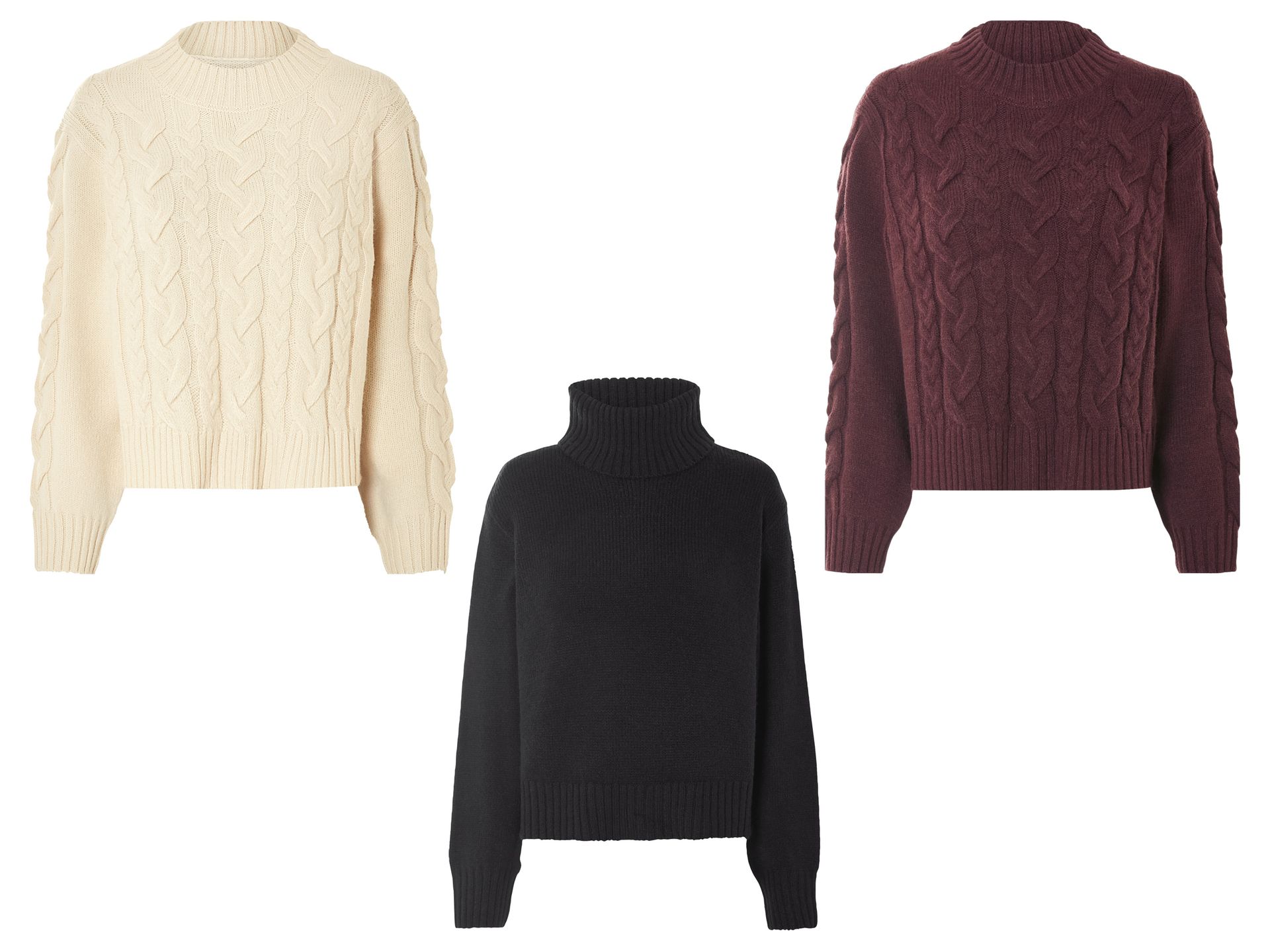 esmara® Sweter damski z dzianiny