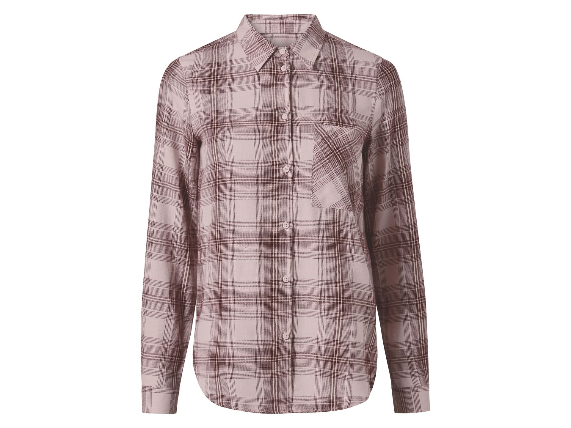 esmara® Koszula flanelowa damska (Różowy, XS (32/34))