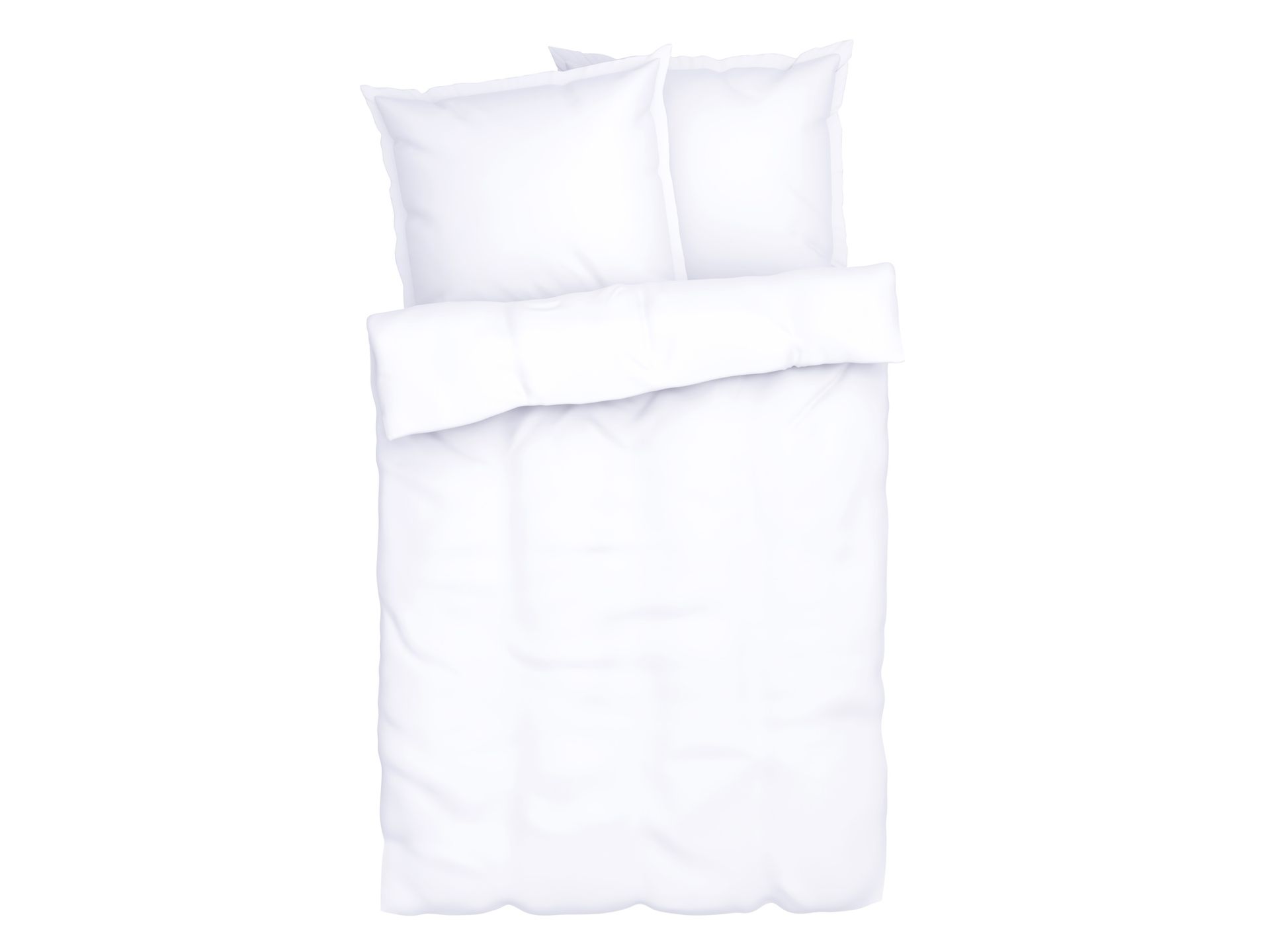 LIVARNO home Pościel satynowa lyocell, 160 x 200 cm (Biały)