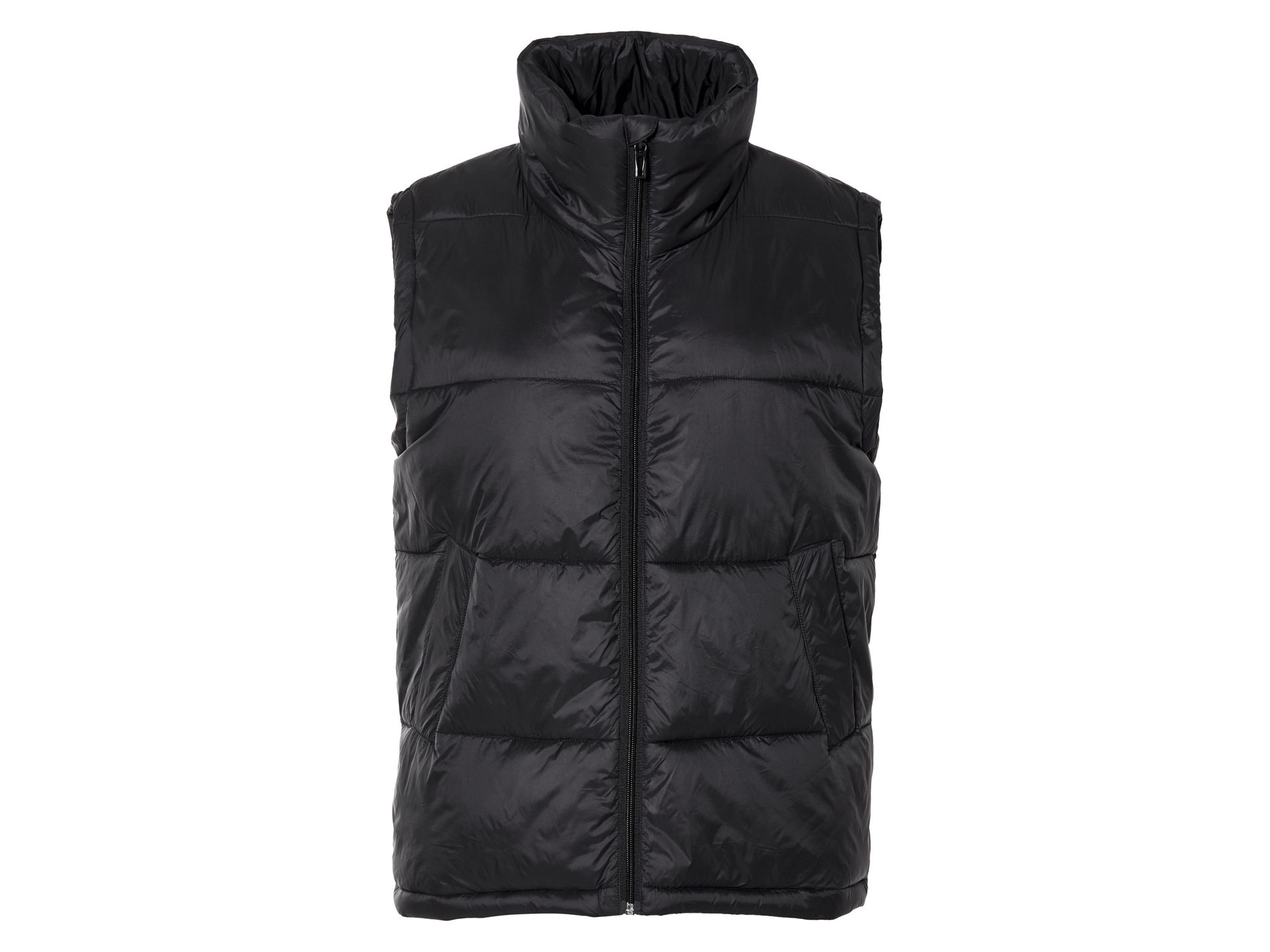 esmara® Kamizelka pikowana damska (Czarny, M(40/42))