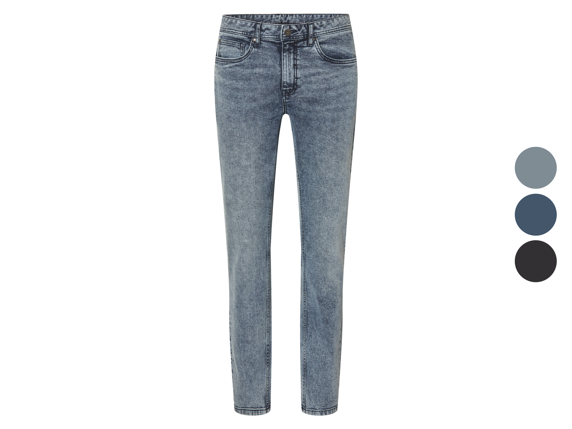 esmara Men Jeansy slim fit męskie z bawełny