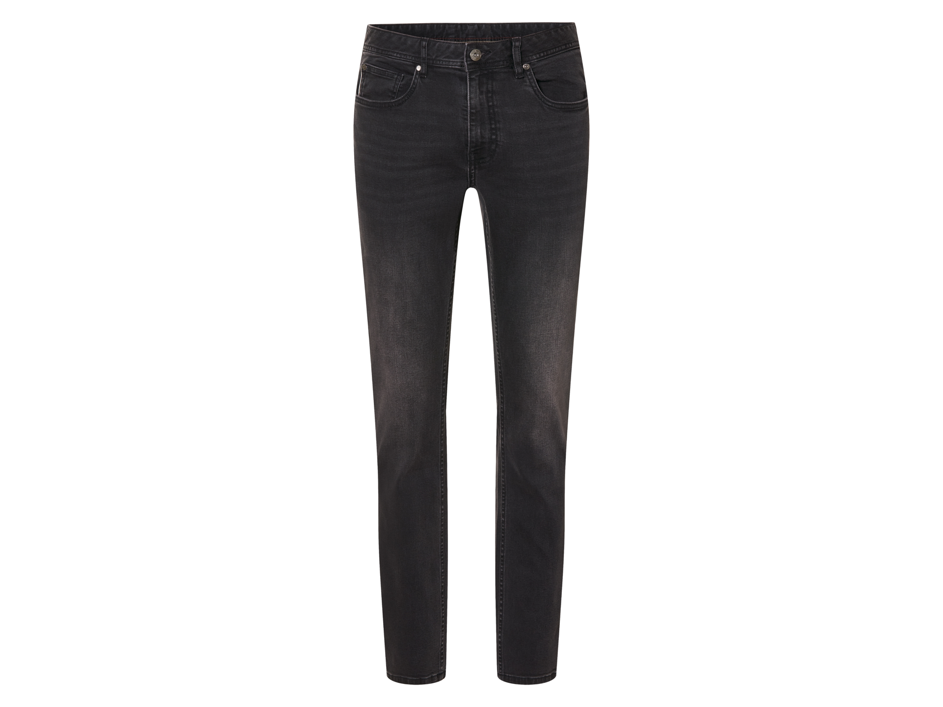esmara Men Jeansy slim fit męskie z bawełny (Ciemnoszary, 52 (36/32))