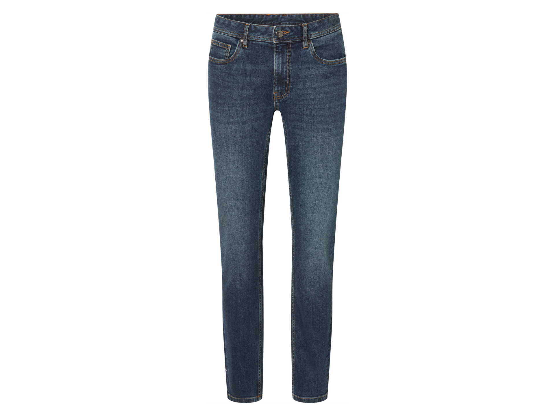 esmara Men Jeansy slim fit męskie z bawełny (Ciemnoniebieski, 54 (38/32))
