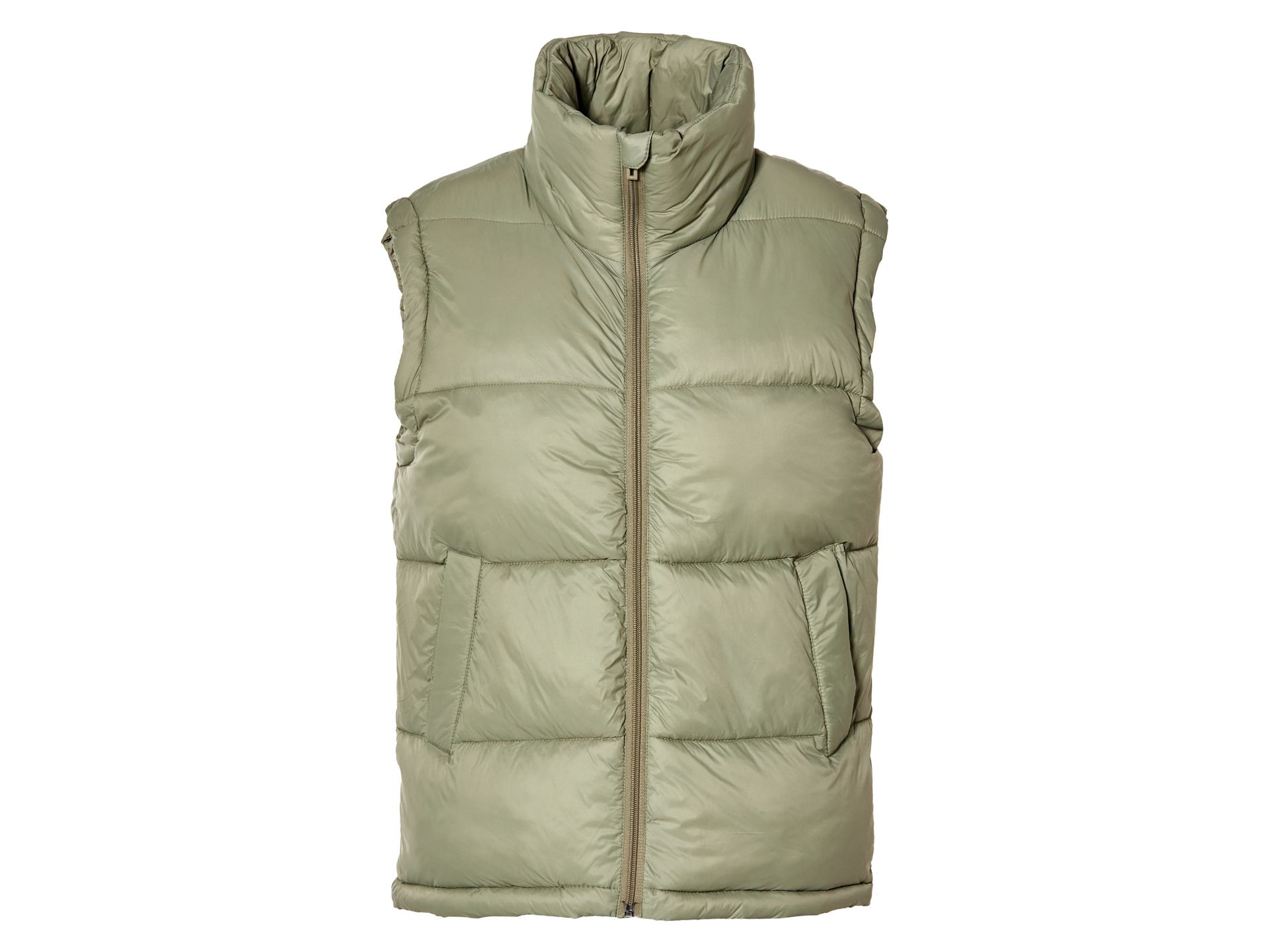 esmara® Kamizelka pikowana damska (Khaki, M(40/42))