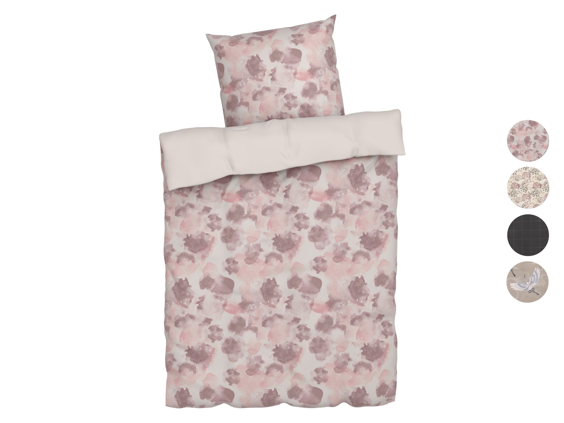 LIVARNO home Pościel satynowa z bawełny, 140 x 200 cm