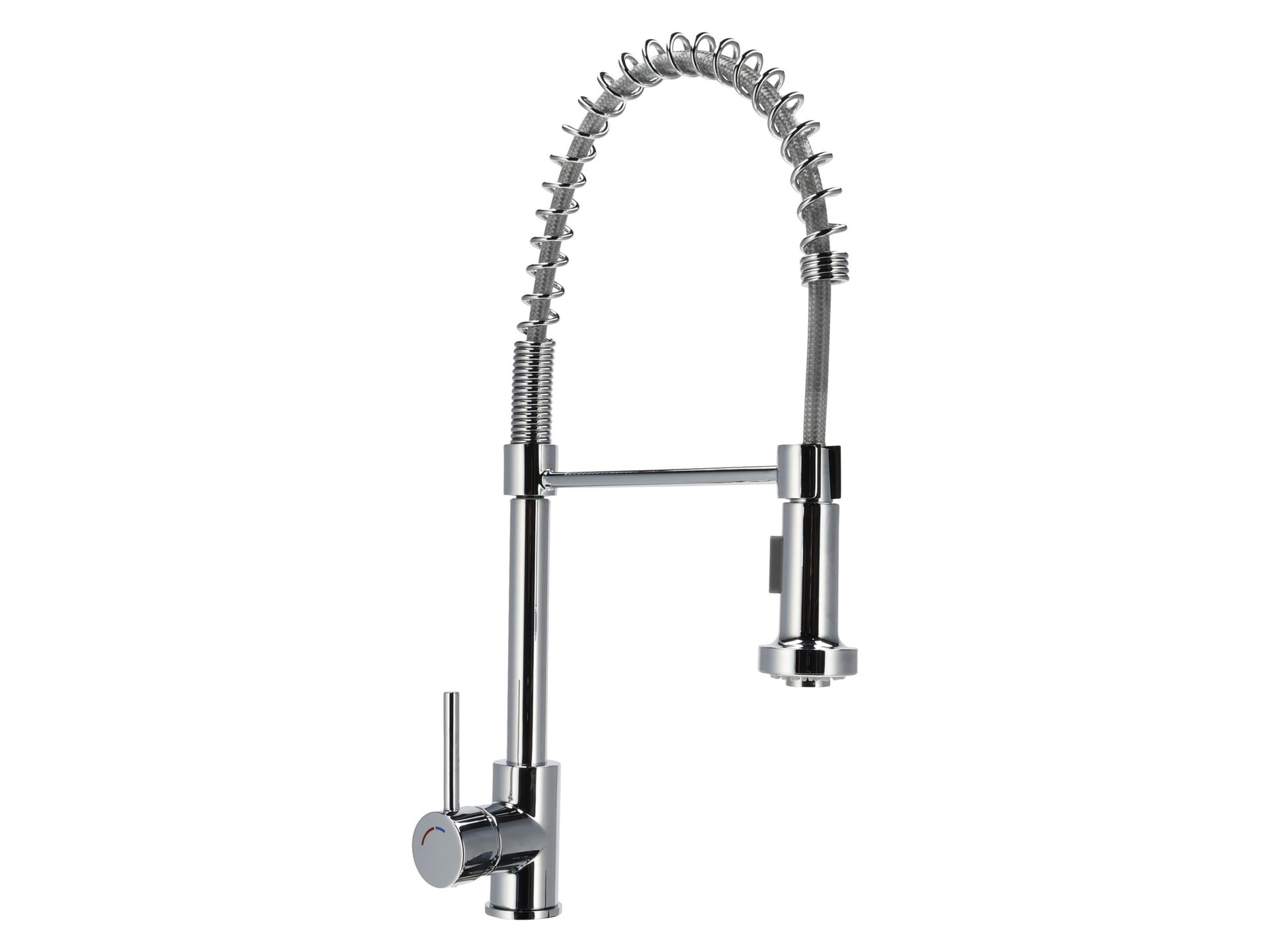 LIVARNO® Bateria kuchenna dwufunkcyjna (Armatura ze spiralną wylewką)