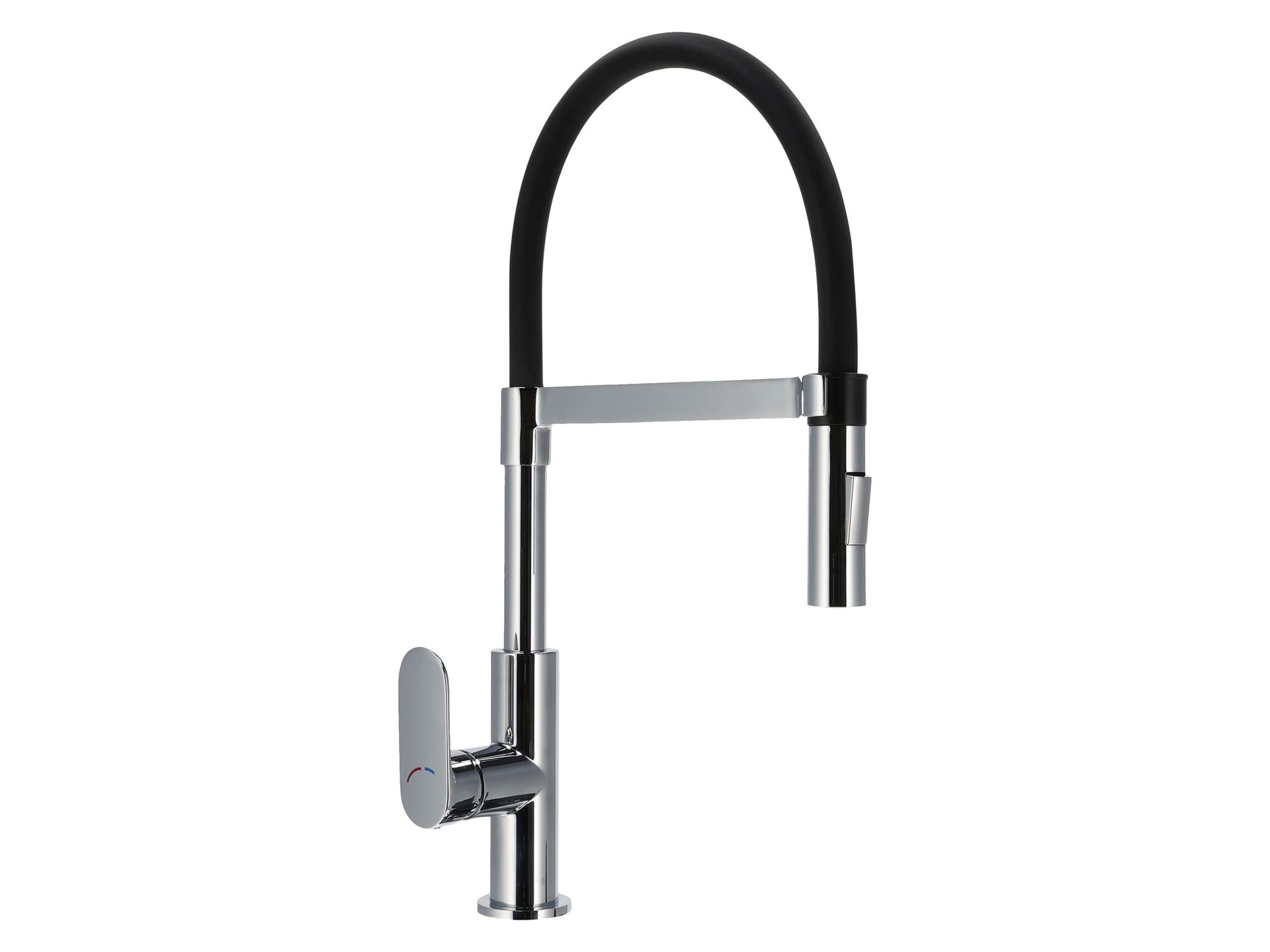 LIVARNO® Bateria kuchenna dwufunkcyjna (Armatura z wylewką z gumowym wężem)