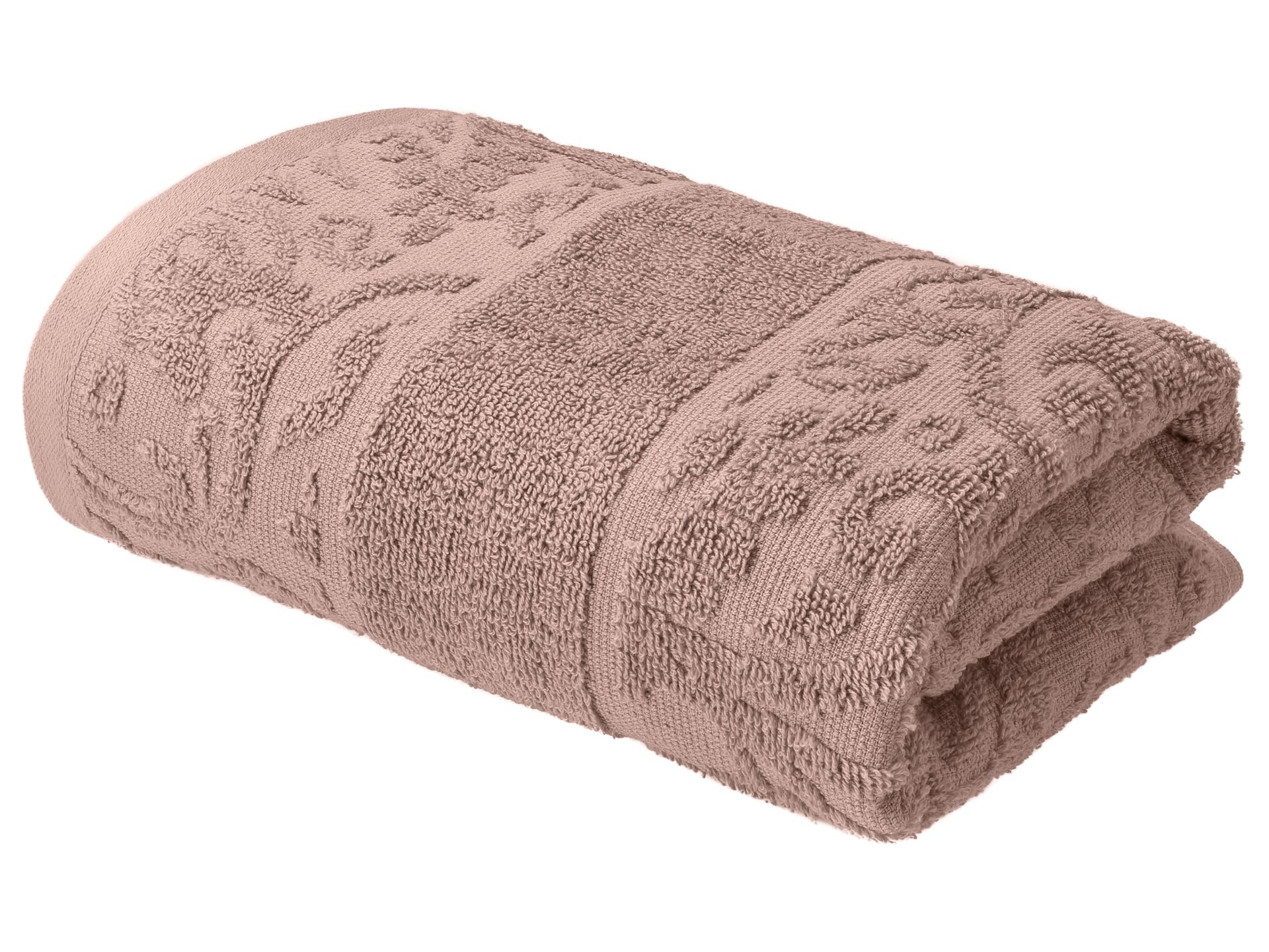 LIVARNO® Komplet 2 ręczników frotté, 50 x 100 cm (Różowy/wzorzysty)