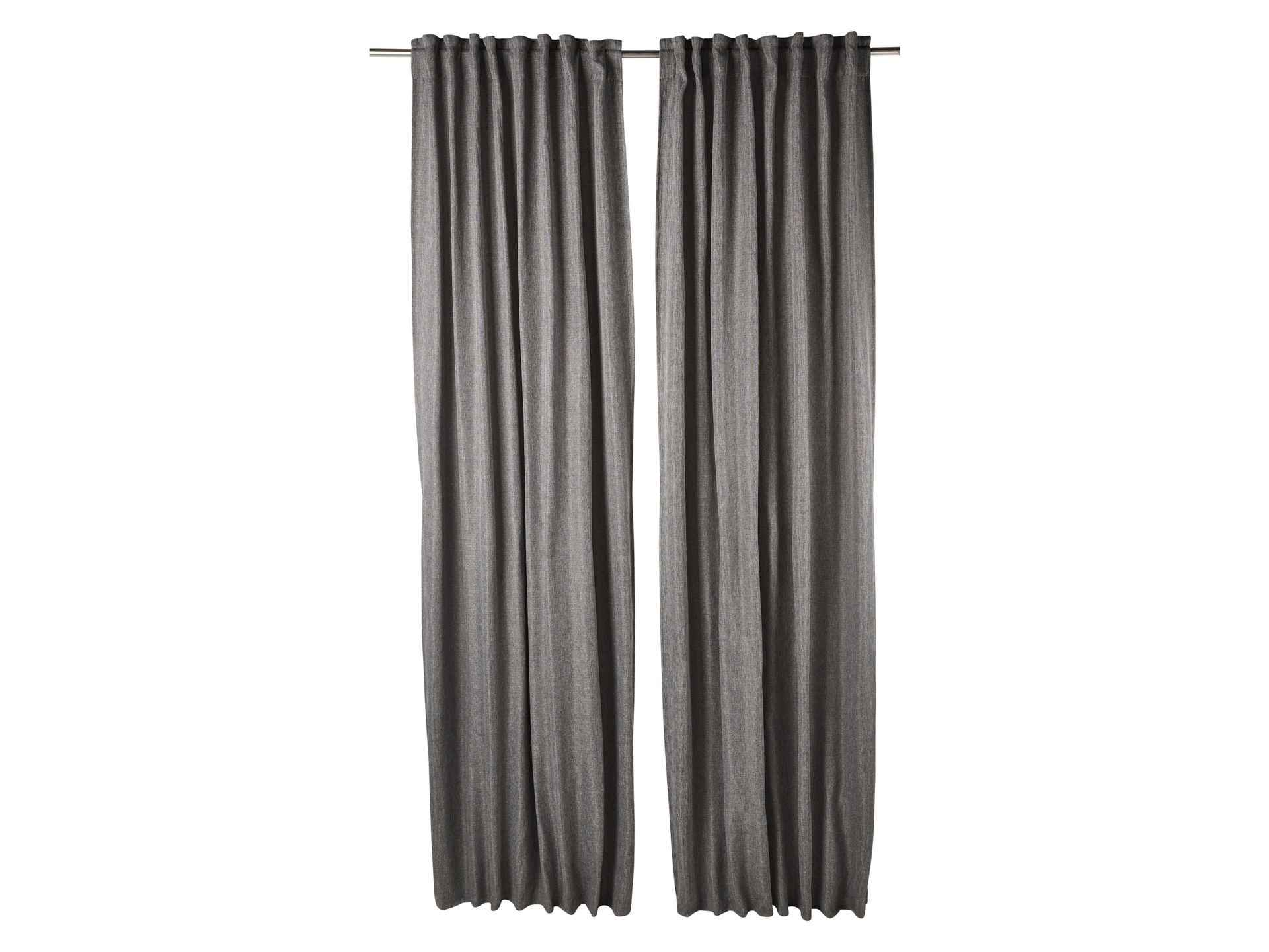 LIVARNO® Zestaw 2 zasłon zaciemniających, 135 x 254 cm (Ciemnoszary)