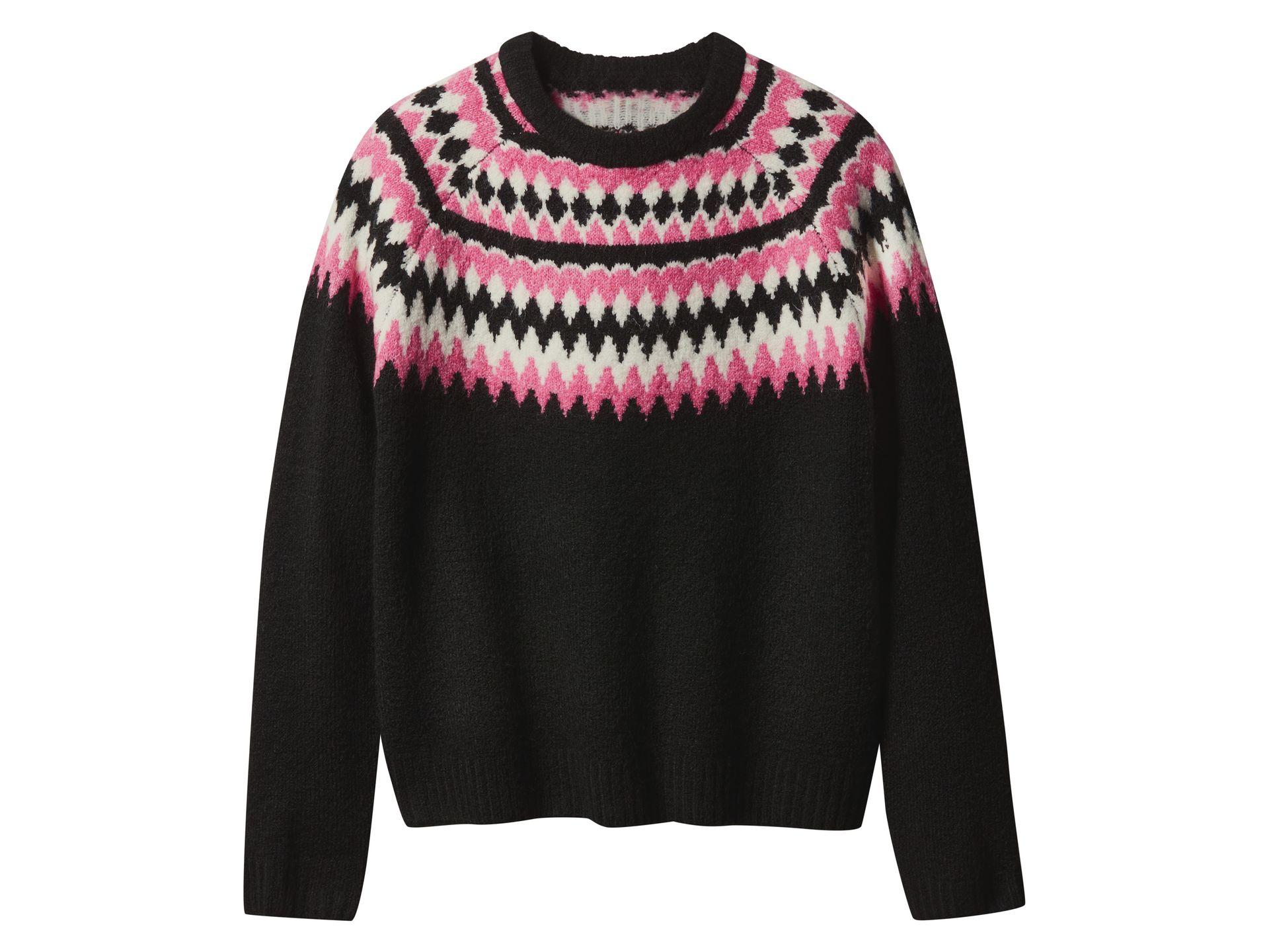 esmara® Sweter damski dzianinowy (Czarny, M(40/42))