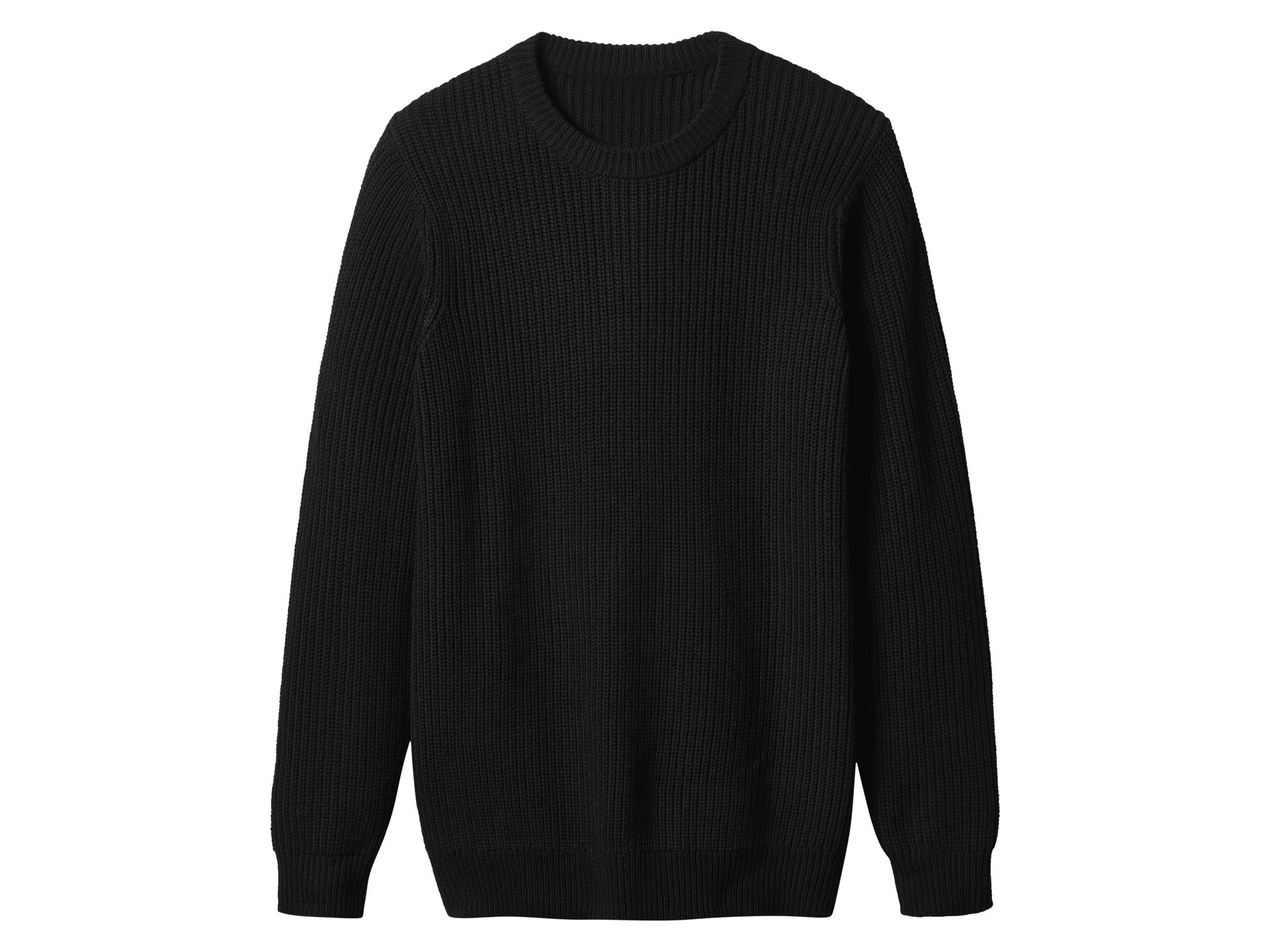 esmara Men Sweter męski z bawełną (Czarny, XXL (60/62))
