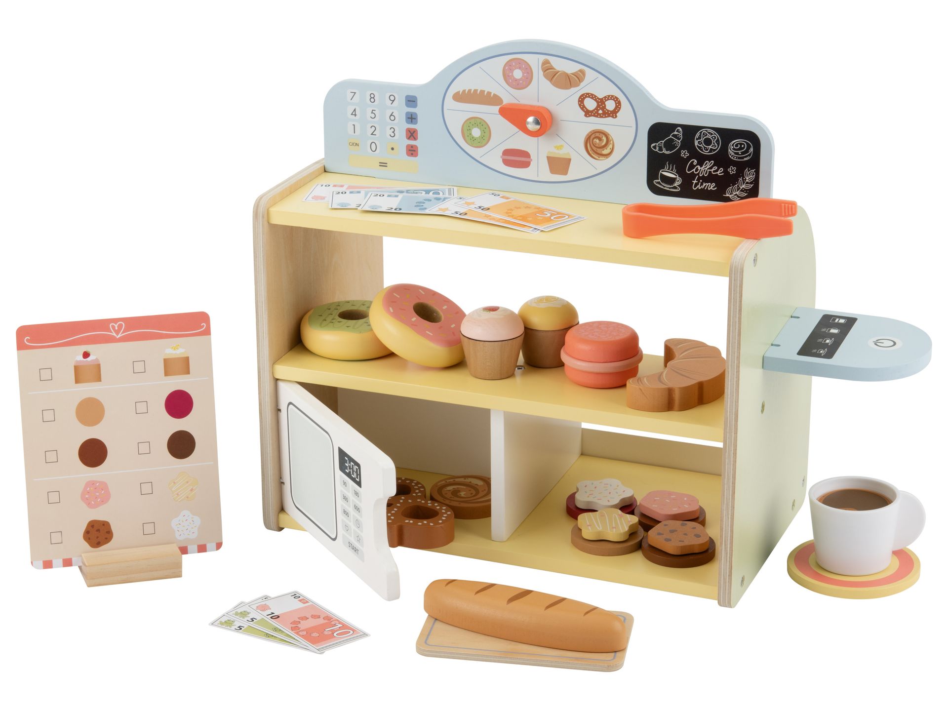 Lupilu Drewniany grill stołowy lub drewniana piekarnia i kawiarnia Piekarnia