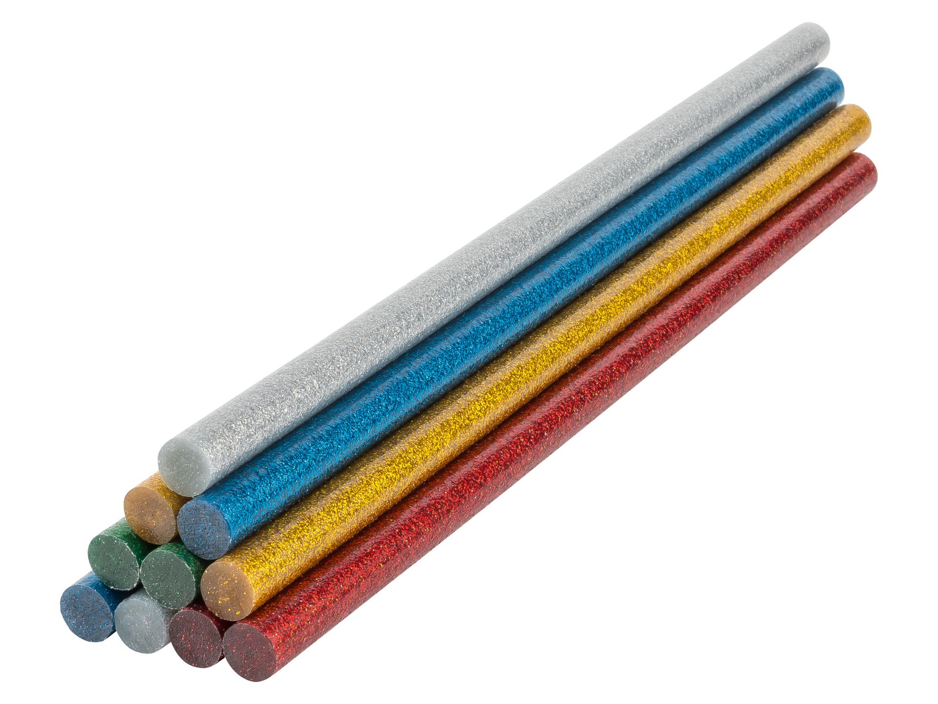 PARKSIDE® Niskotemperaturowe sztyfty klejowe (Z brokatem, 10 sztuk)