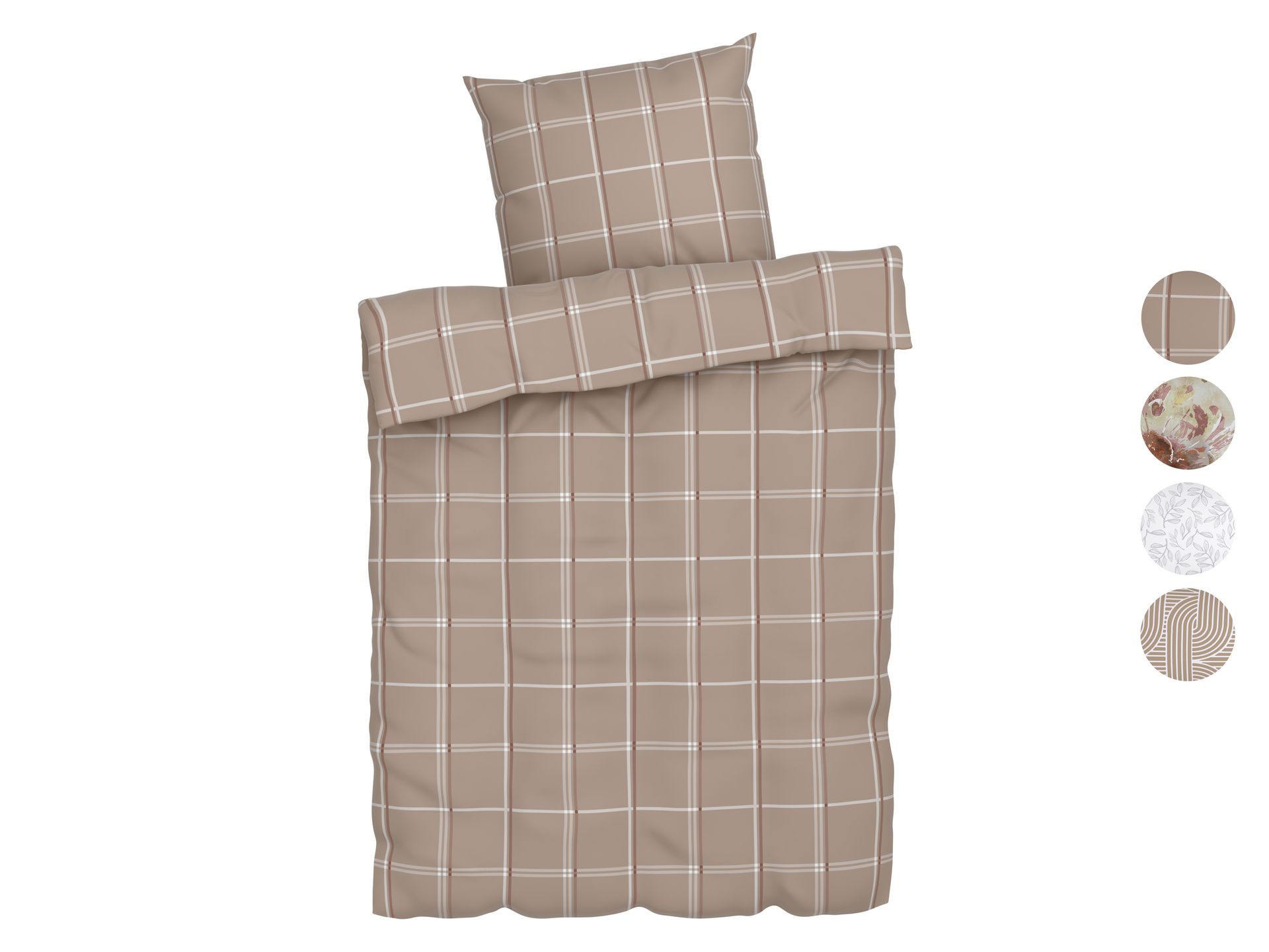 LIVARNO home Pościel flanelowa, 140 x 200 cm