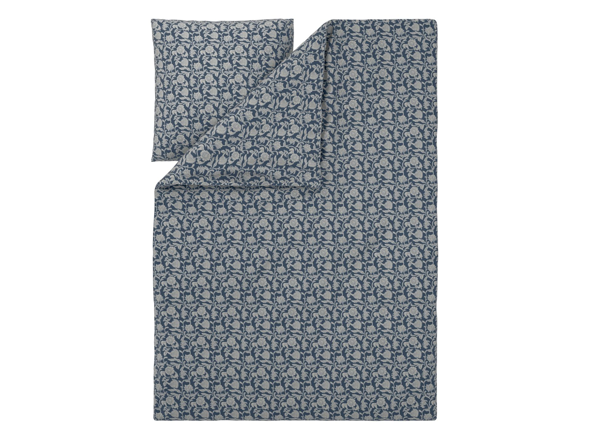 LIVARNO® Pościel z bawełną renforcé, 140 x 200 cm (Niebieski)