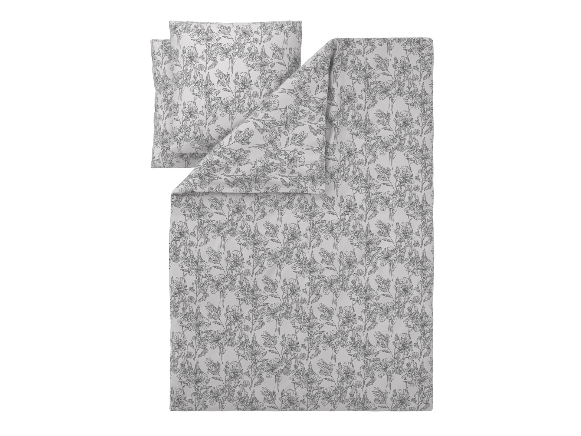 LIVARNO® Pościel z bawełną renforcé, 220 x 200 cm (Biały)