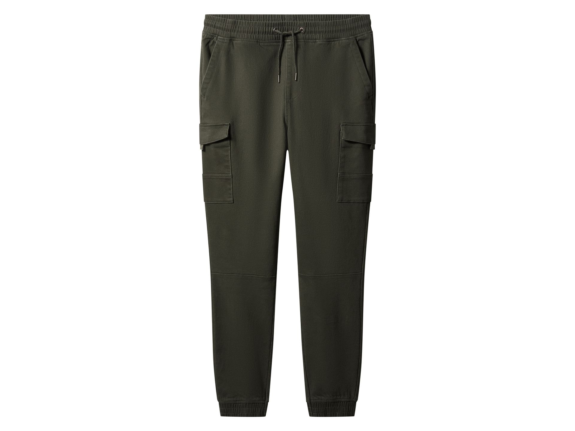 esmara Men Joggery lub joggery cargo męskie (Oliwkowy, L (52/54))