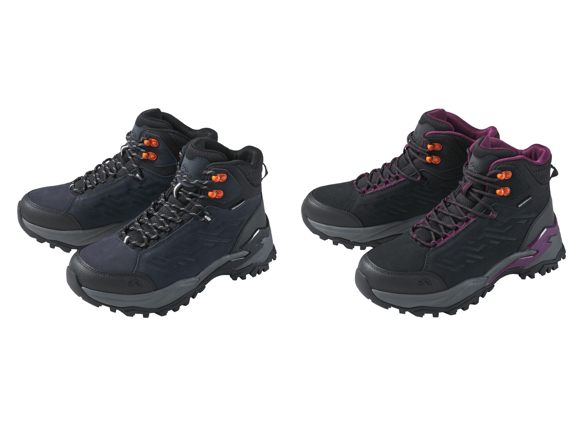 CRIVIT Skórzane buty trekkingowe damskie