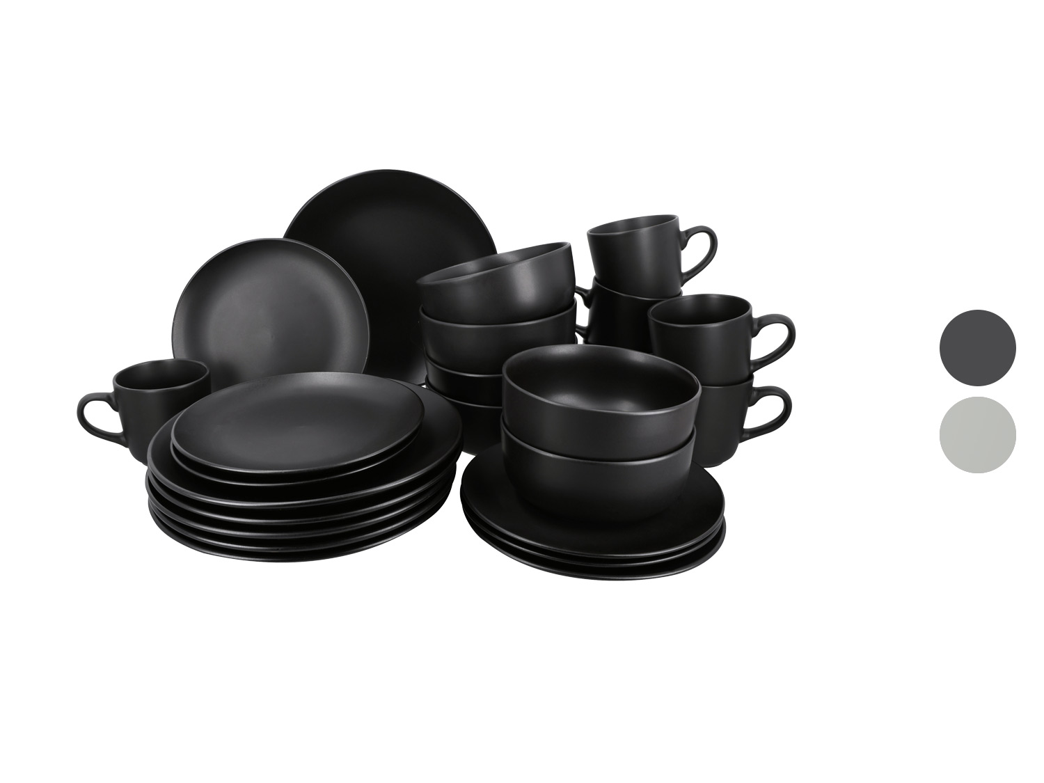 SILVERCREST® Zestaw naczyń, 24 elementy