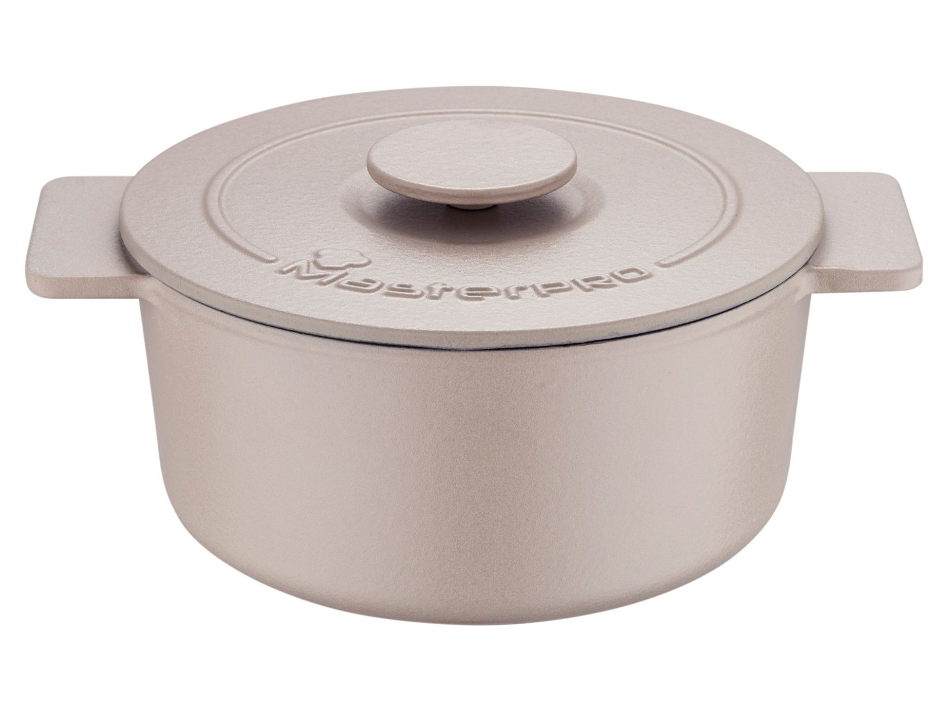Masterpro Garnek żeliwny, Ø 26 cm, 5,5 l (Beżowy)