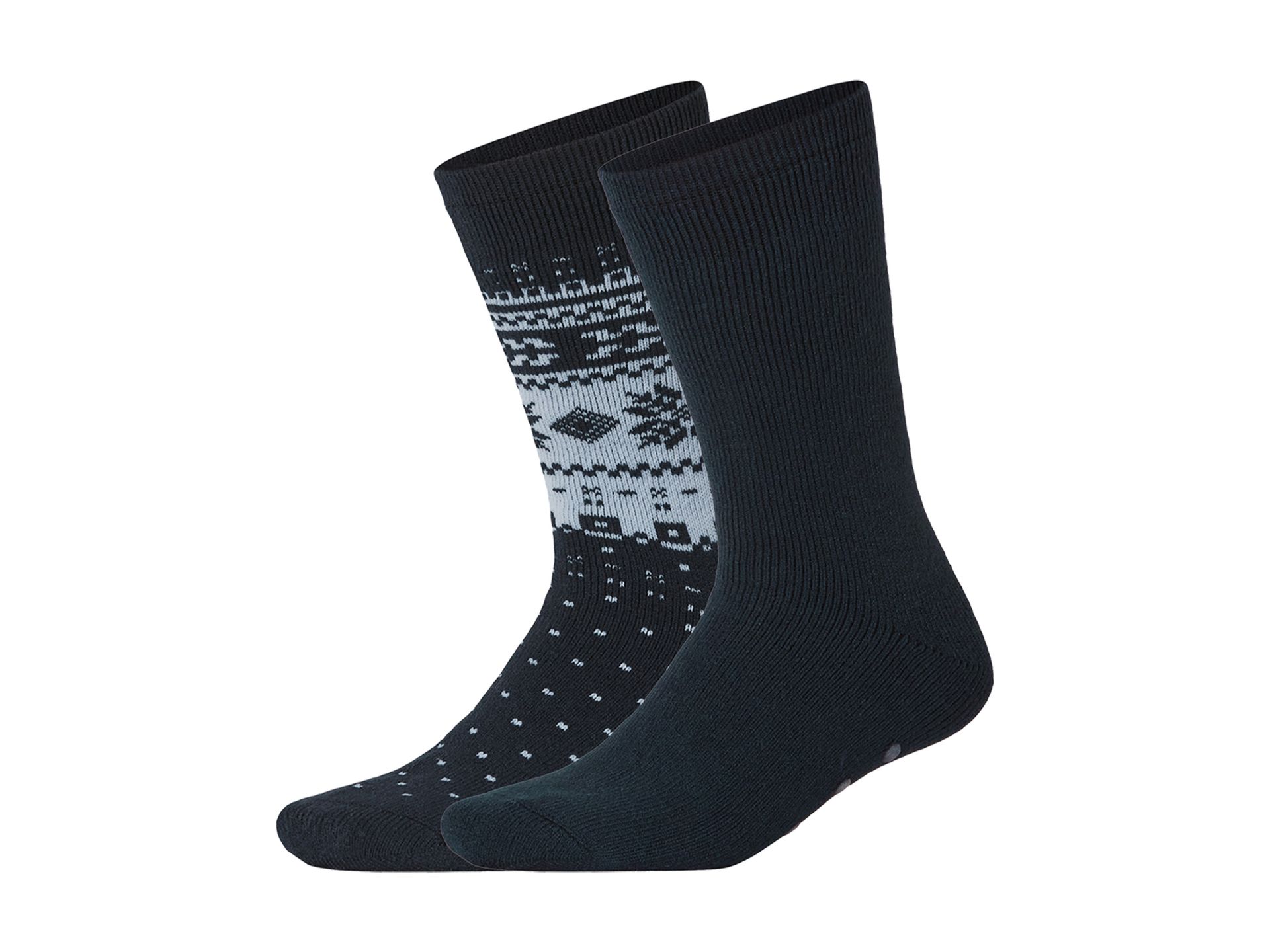 esmara® Skarpetki termiczne męskie, 2 pary (Granatowy, 39-42)