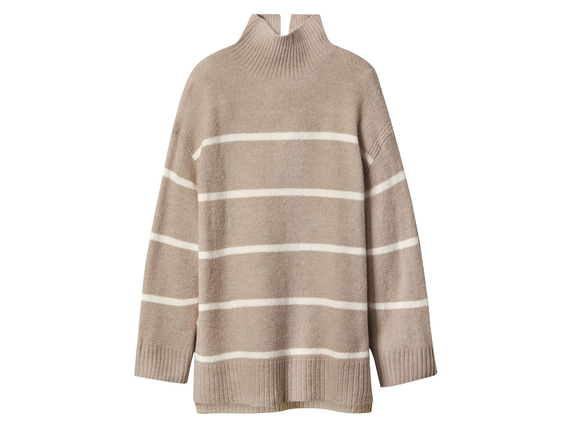 esmara® Sweter damski dzianinowy (Beżowy, XS (32/34))