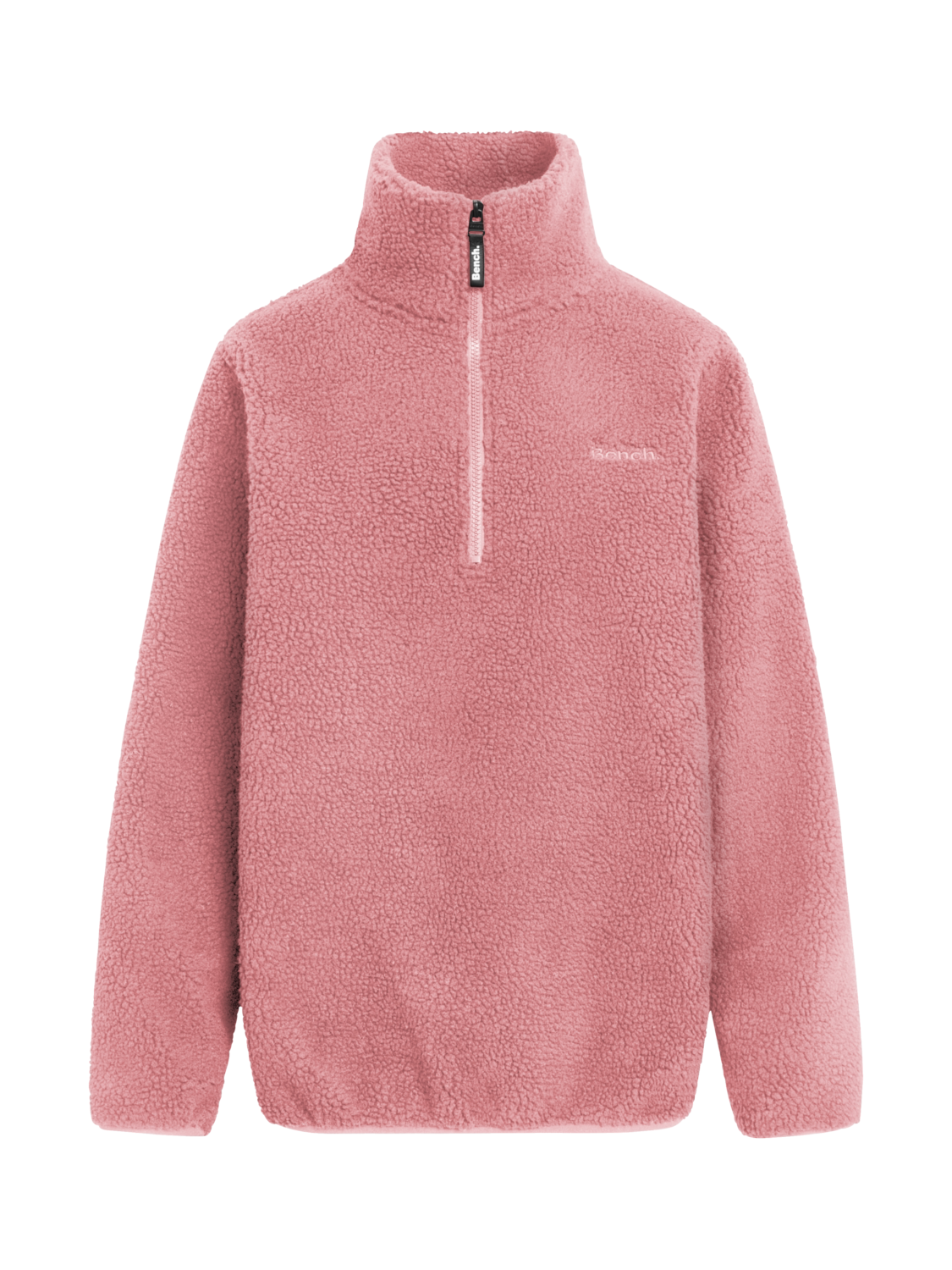 BENCH Sweter damski pluszowy (Różowy, XL)