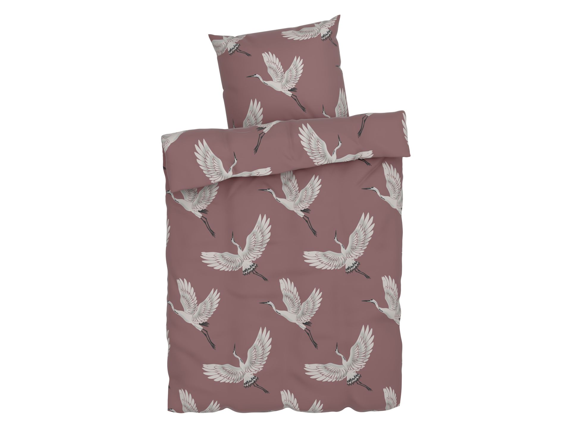 LIVARNO home Pościel dwustronna z mikrowłókna satynowego, 140 x 200 cm (Różowy)