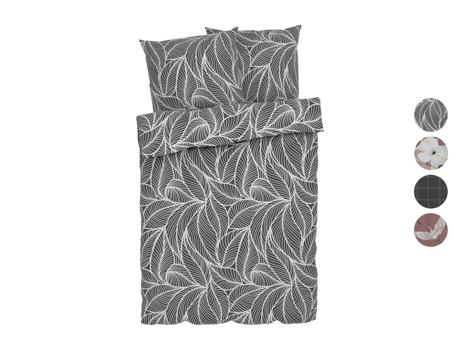 LIVARNO home Pościel dwustronna z mikrowłókna satynowego, 160 x 200 cm