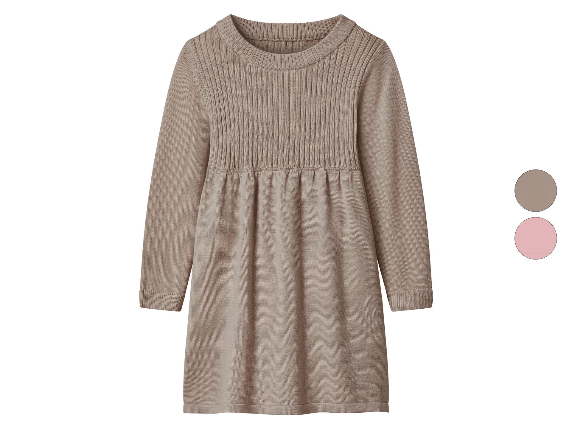 lupilu® Sukienka dziecięca z wełny merino