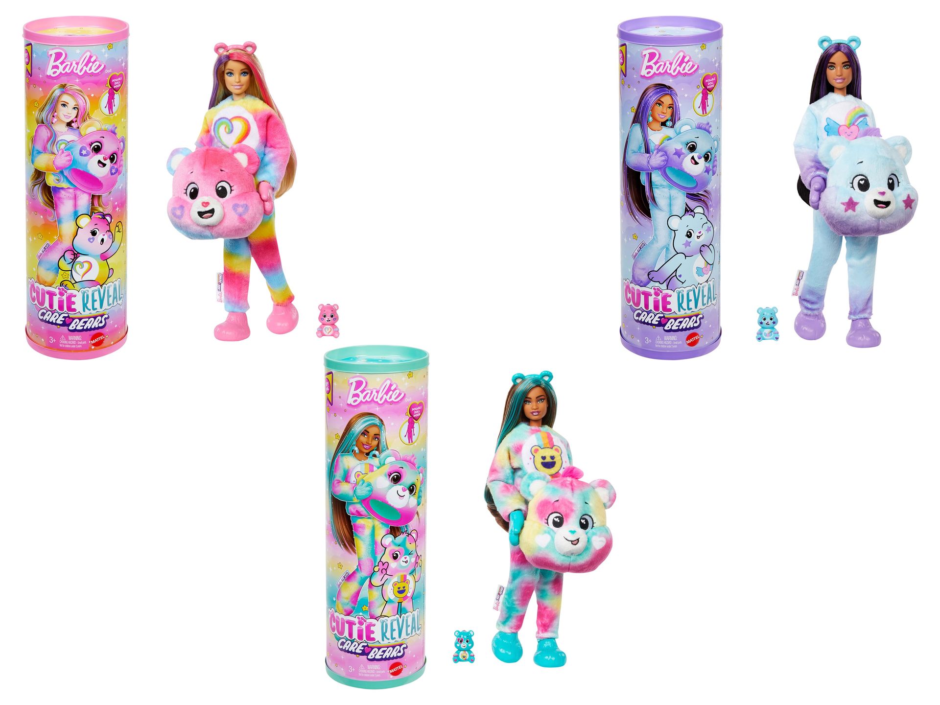 Barbie Lalka Cutie Reveal x Care Bears