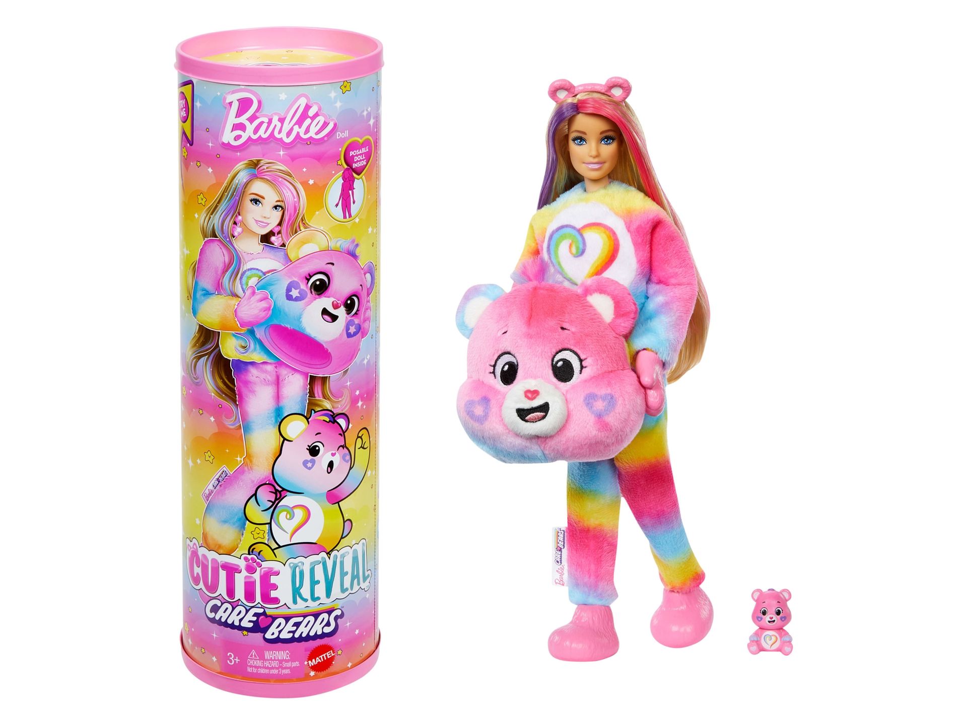 Barbie Lalka Cutie Reveal x Care Bears (Togetherness Bear)