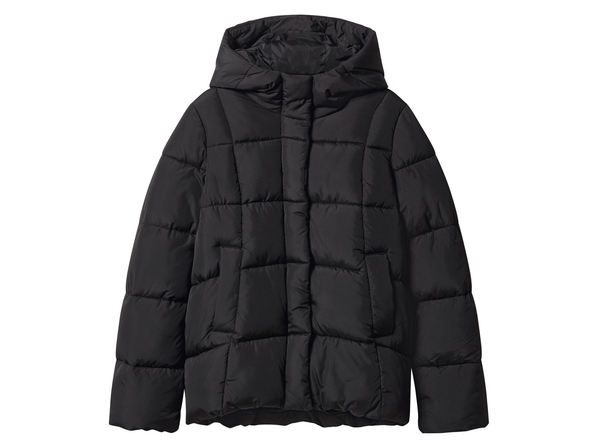 esmara® Kurtka pikowana damska (Czarny, XL(48/50))
