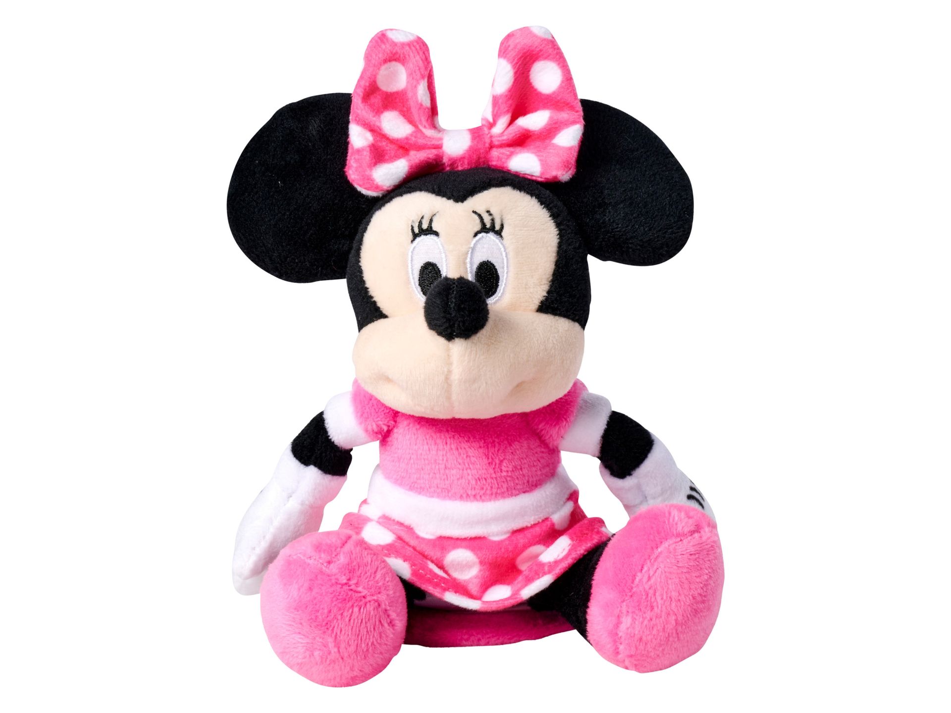 Simba Maskotka pluszowa Disney Shoulder Squad, Minnie lub Stitch, do noszenia na ramieniu (Myszka Minnie)