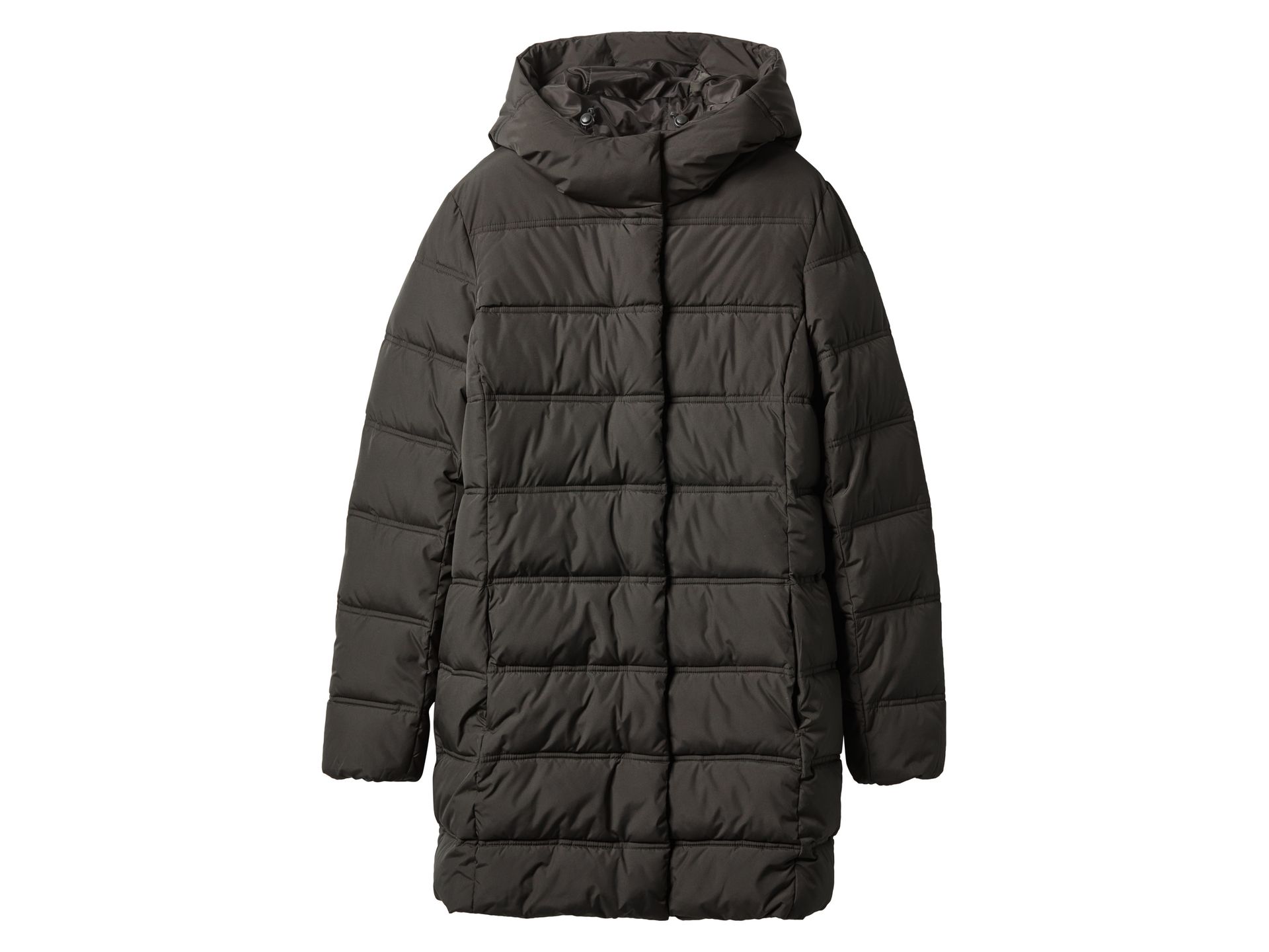 esmara® Płaszcz pikowany damski termiczny (Khaki, M (40/42))