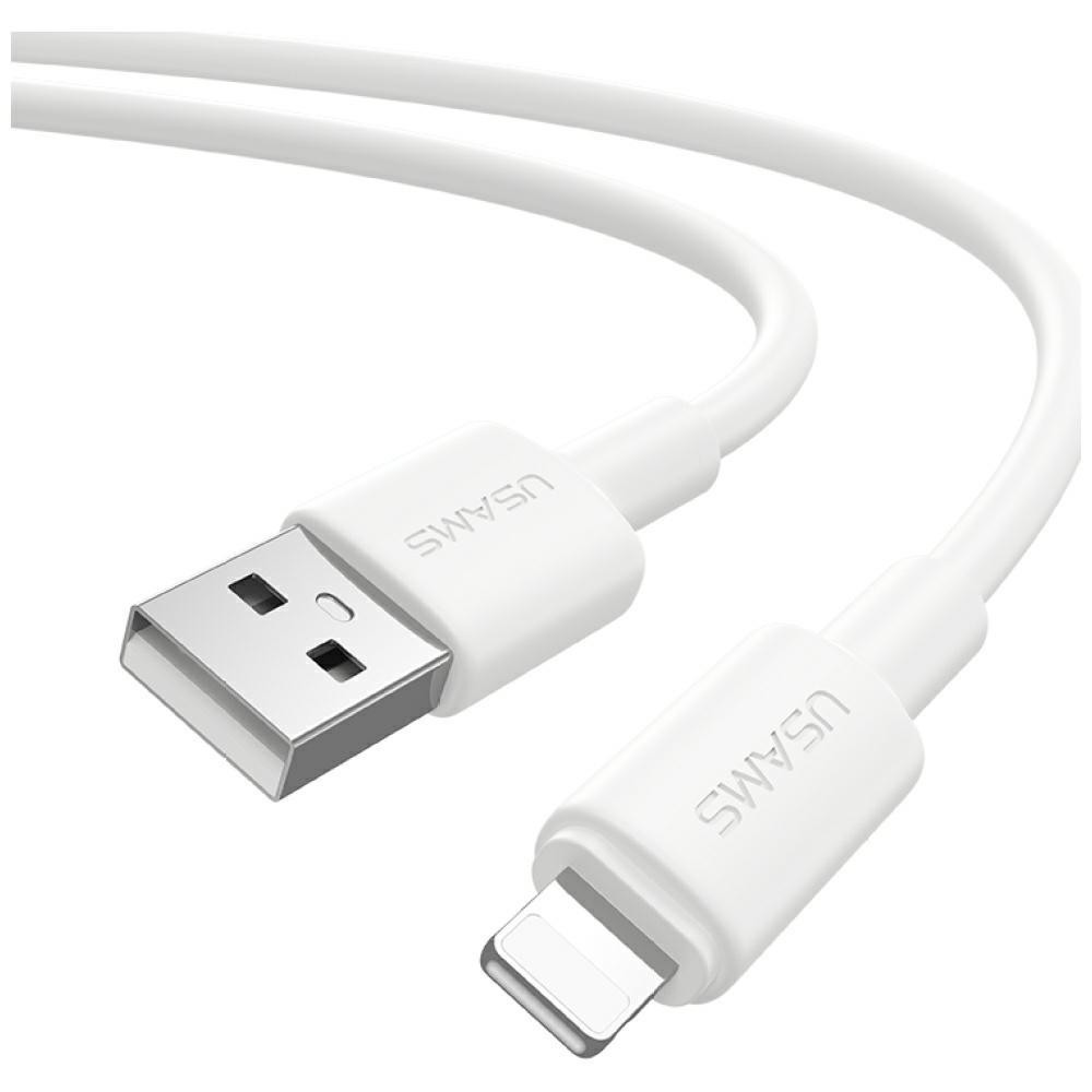 Kabel USB Usams U90 Lightning 1m 2,4A biały SJ762USB01