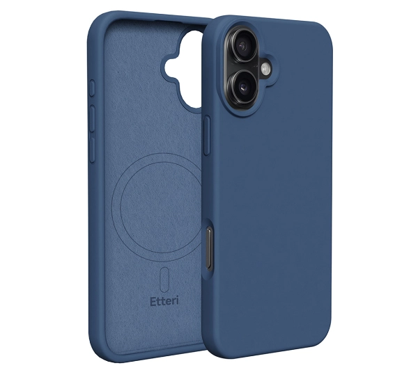 Etteri Silicone Case do iPhone 16 Niebieski