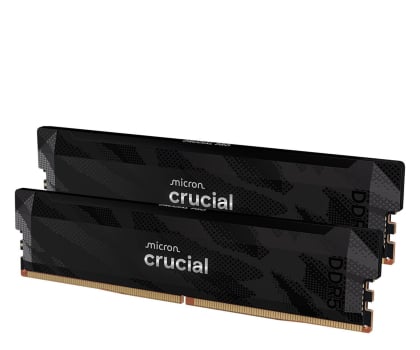 Crucial 32GB 2X16GB 6400 CL32 Pro OC Gaming Black CP2K16G64C32U5B