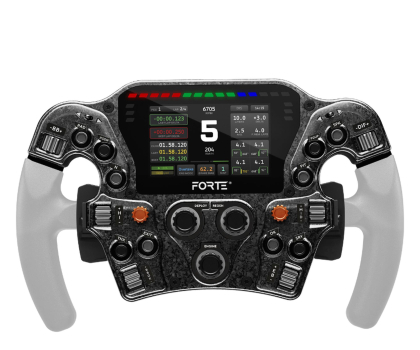 Asetek Forte Formula Pro Button Box, 4.3-inch LCD, aRGB - black 40-031-0031007