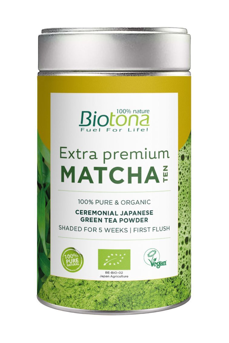 Biotona Herbata zielona matcha japońska extra premium 70 g Bio - herbata