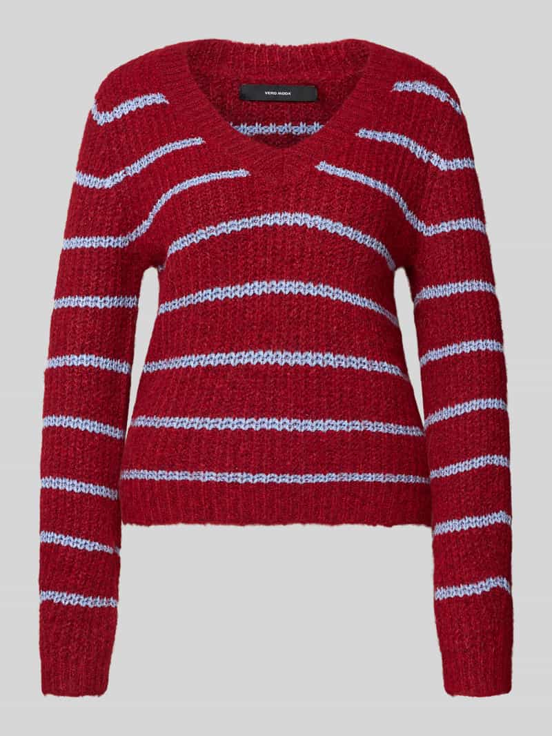 Sweter z dzianiny o kroju regular fit z dodatkiem wełny model ‘AWESOME’