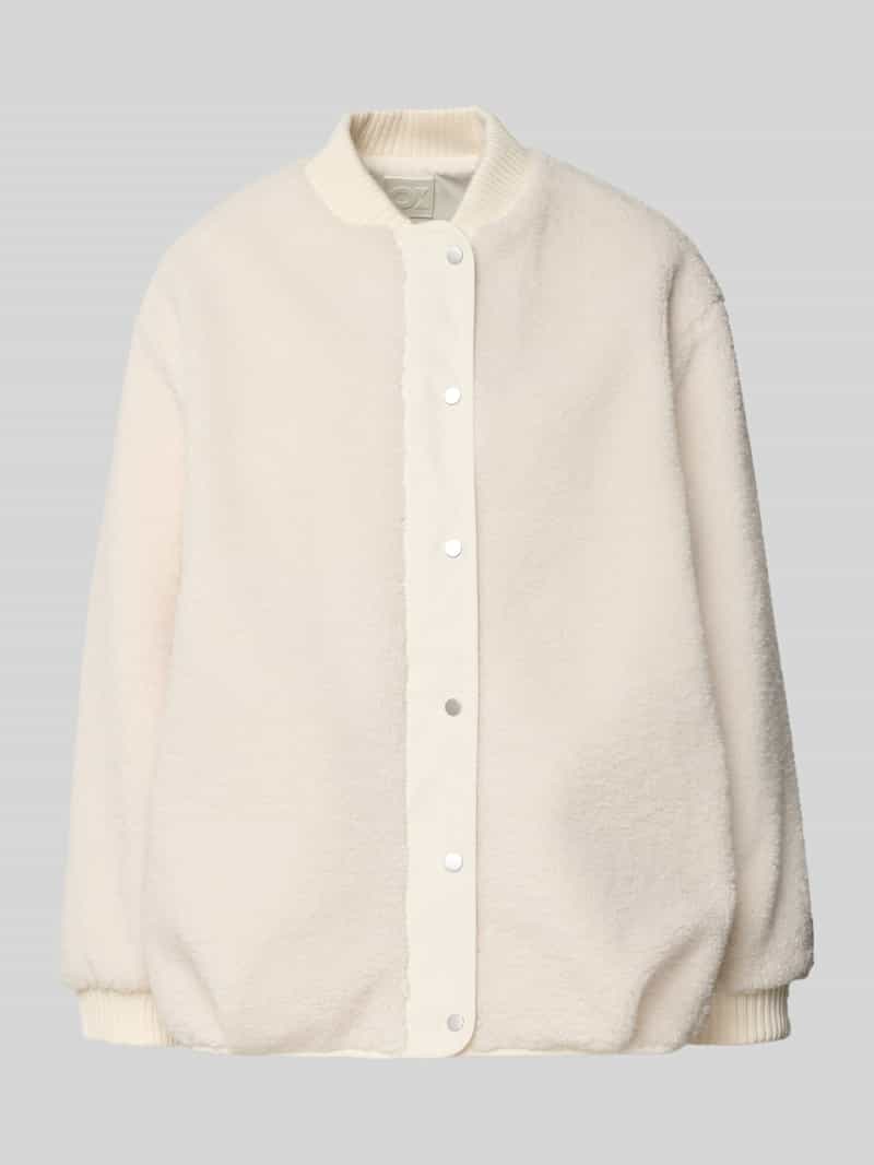 Kurtka z polaru z listwą guzikową model ‘Hulda’