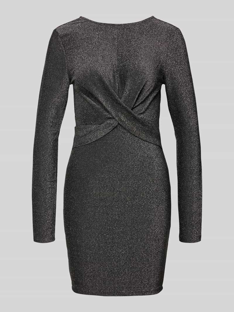 Sukienka koktajlowa taliowana w kopertowym stylu model ‘RICH’